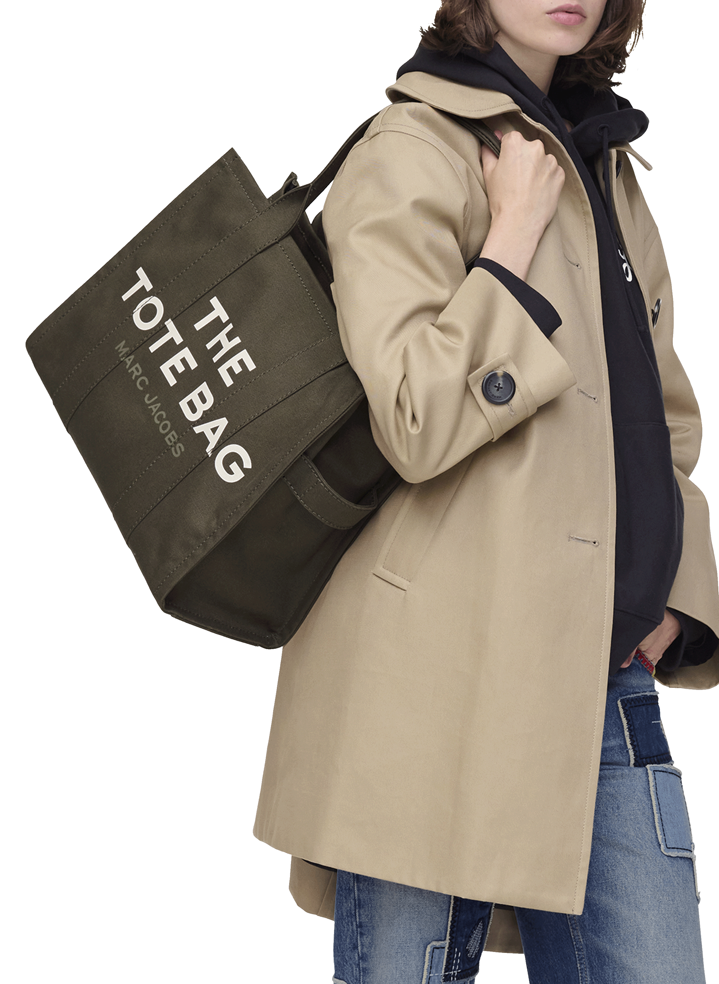 Sac cabas The Canvas Large Tote Bag MARC JACOBS Vert