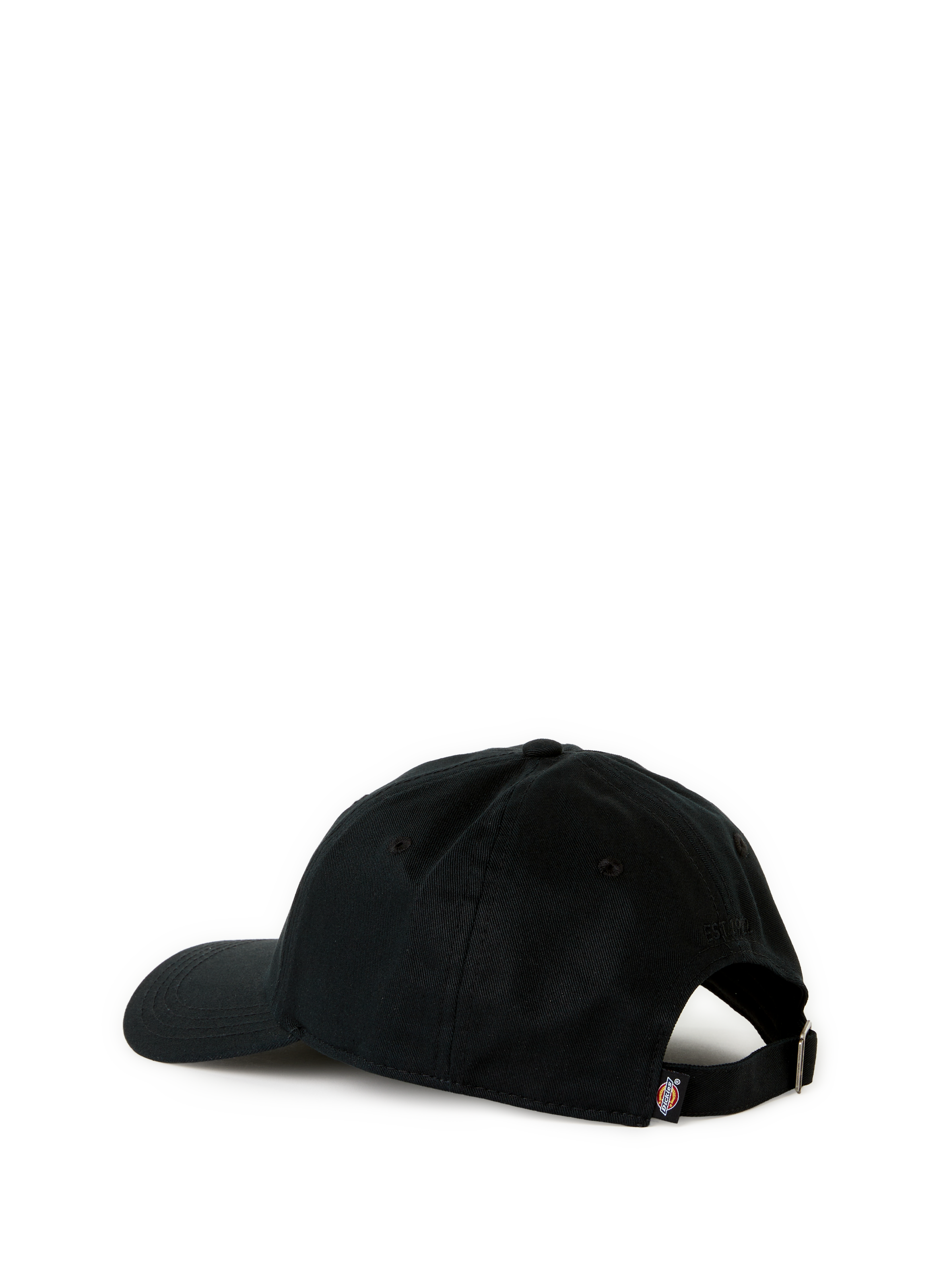 Monochrome embroidered logo cap DICKIES Black