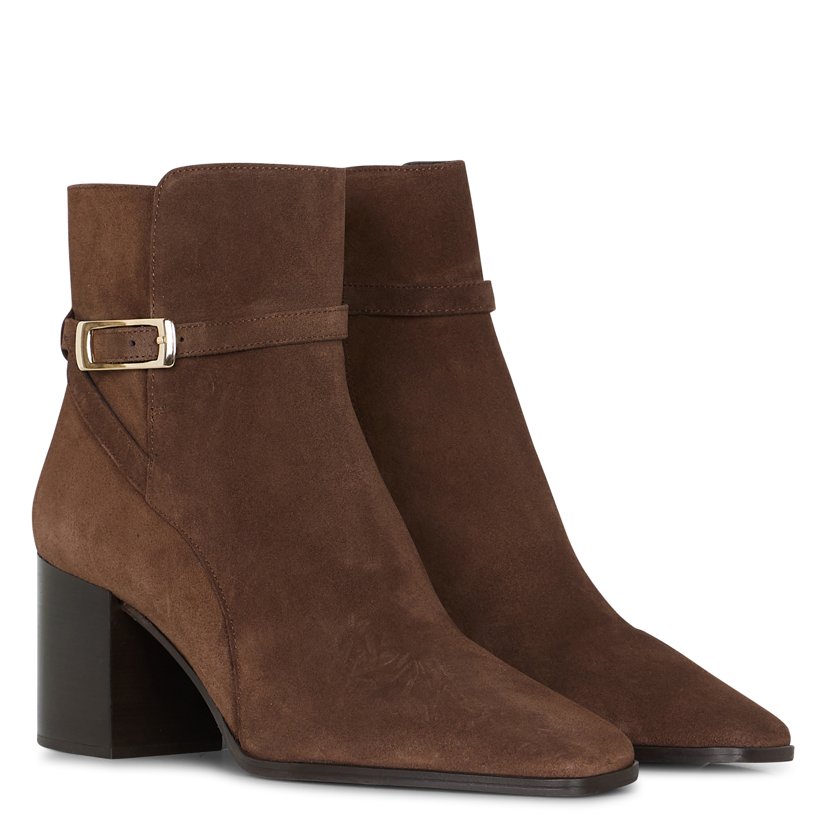 Bottines en cuir n°668 RIVECOUR Marron
