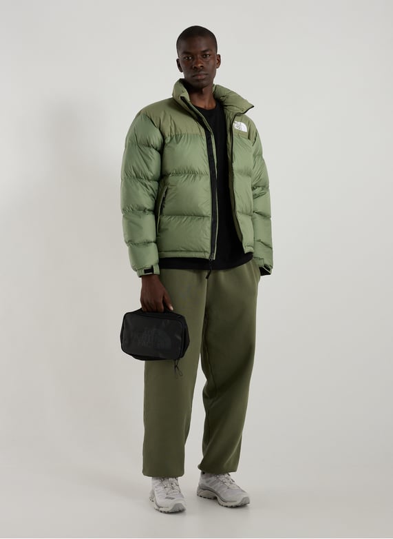 Quilted puffer jacket with retractable hood | Khaki by THE NORTH FACE Quilted puffer jacket with retractable hood Khaki