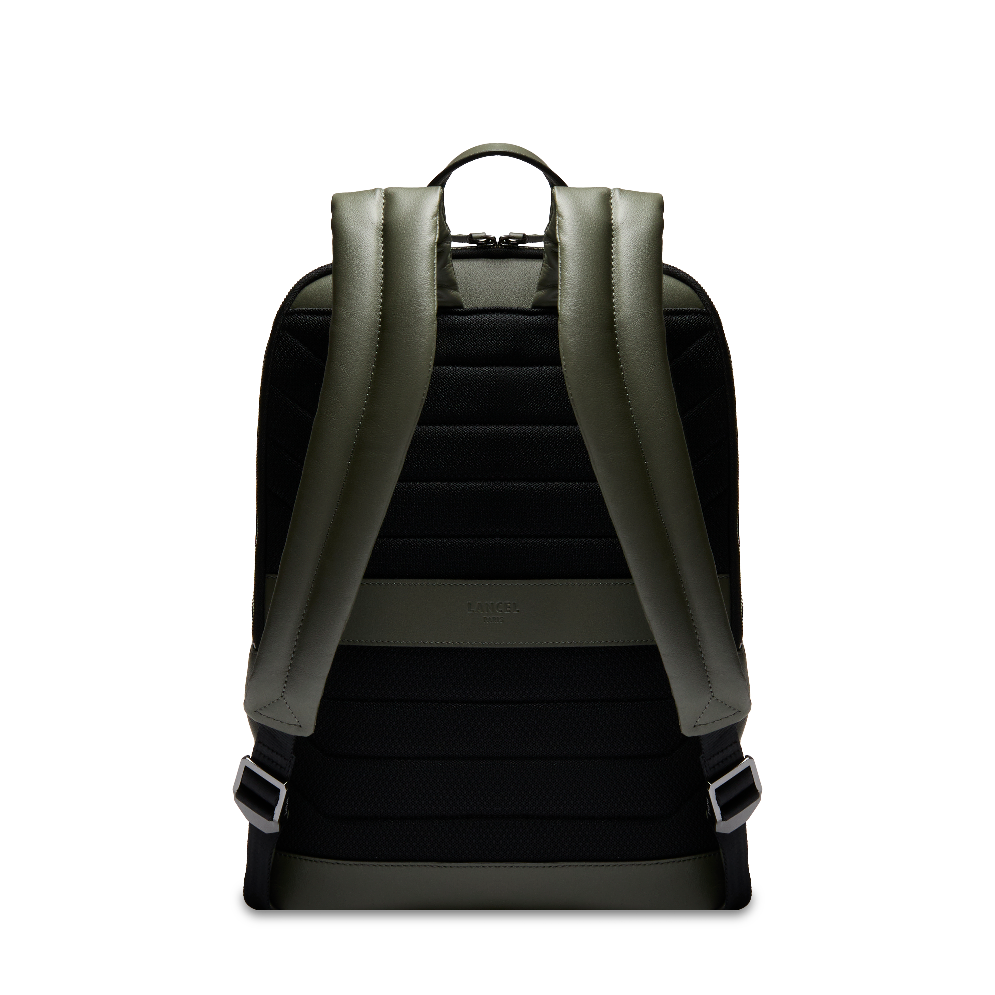 Sac à dos 15"6 max de lancel en cuir LANCEL Gris