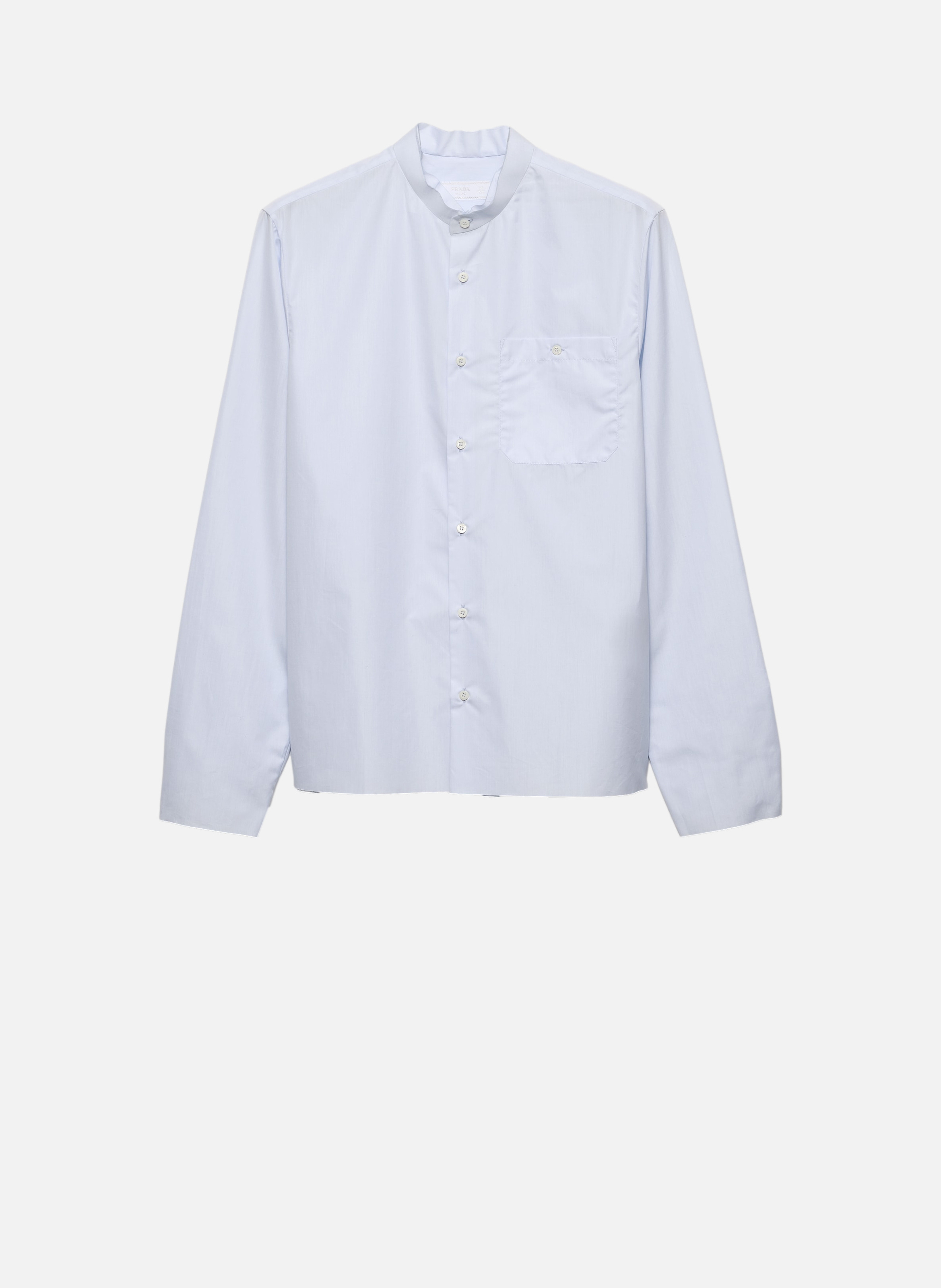 Chemise en coton PRADA Bleu