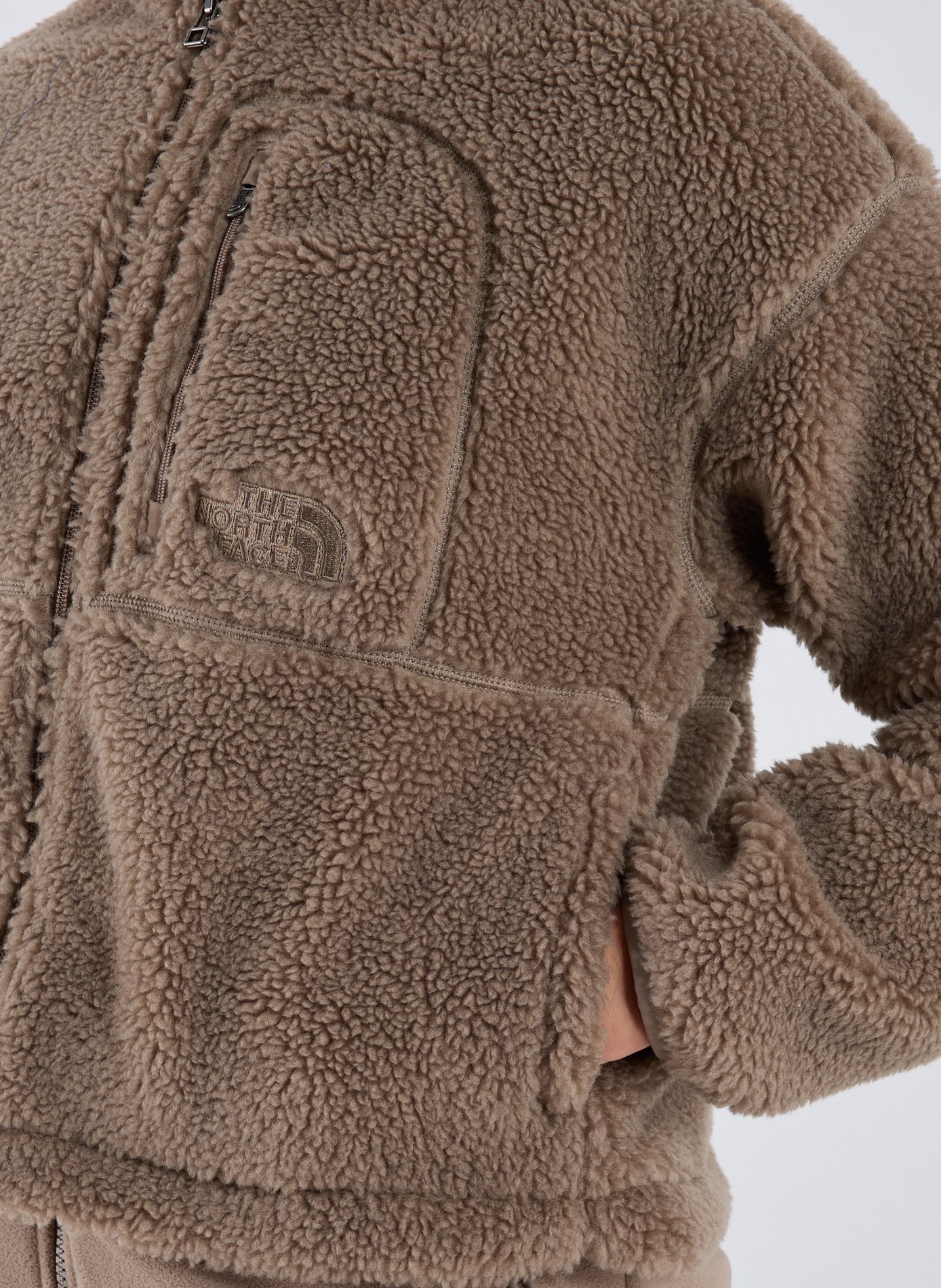 Short sherpa jacket THE NORTH FACE Beige