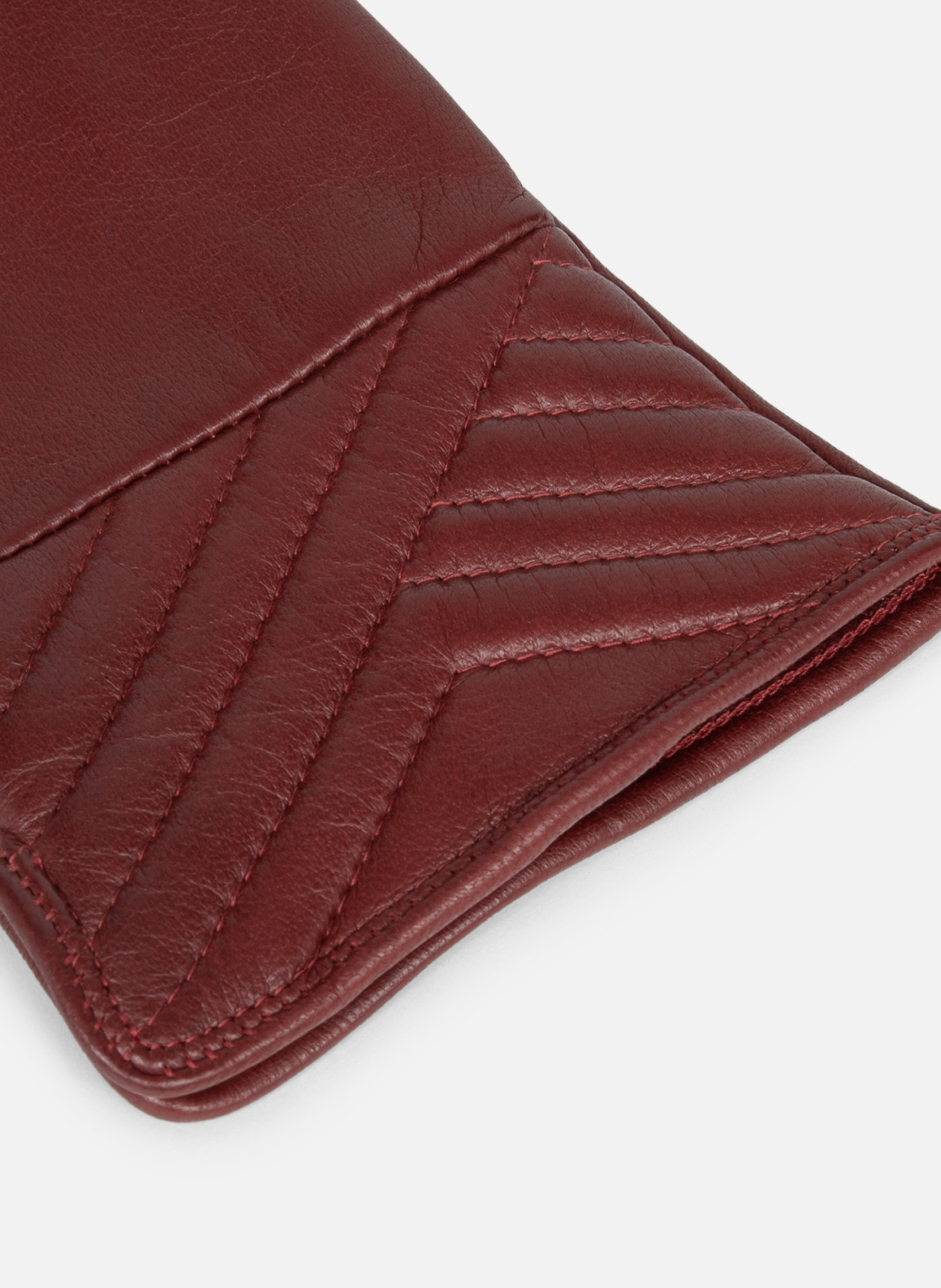 Lambskin gloves LANCASTER Red