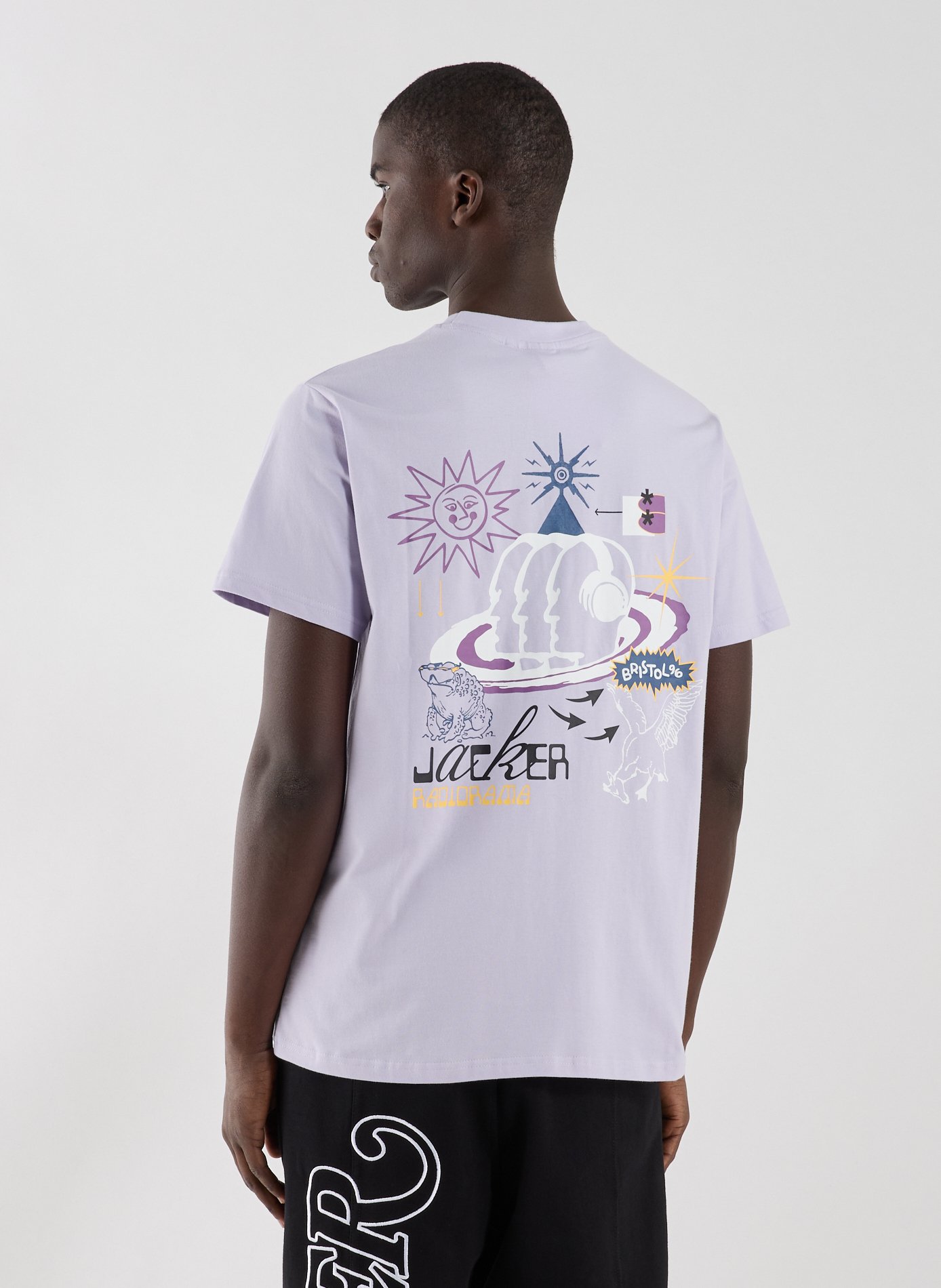 T-shirt en coton JACKER. Violet