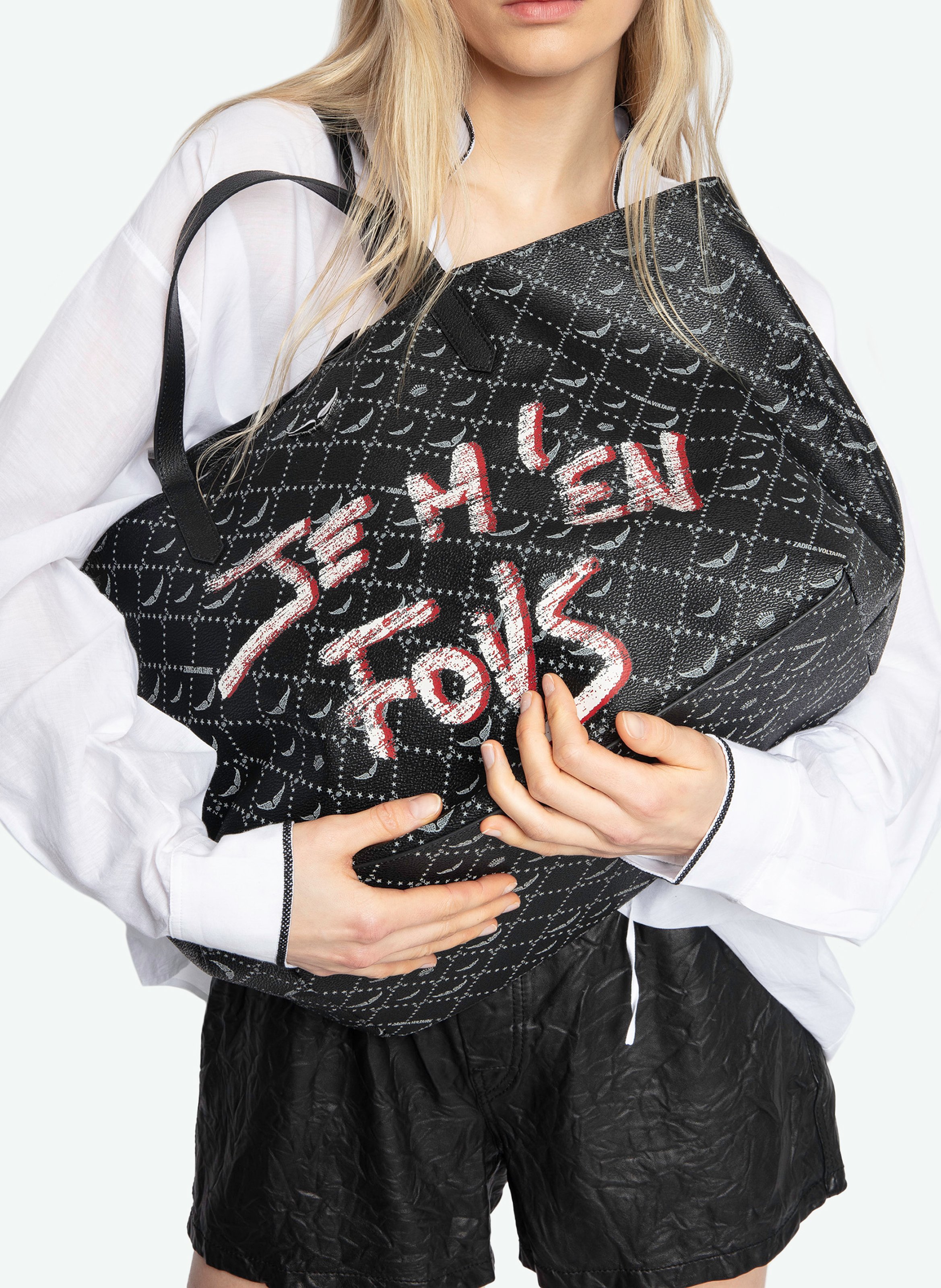 Sac z shopper xl monogram z shopper xl ZADIG&VOLTAIRE Noir