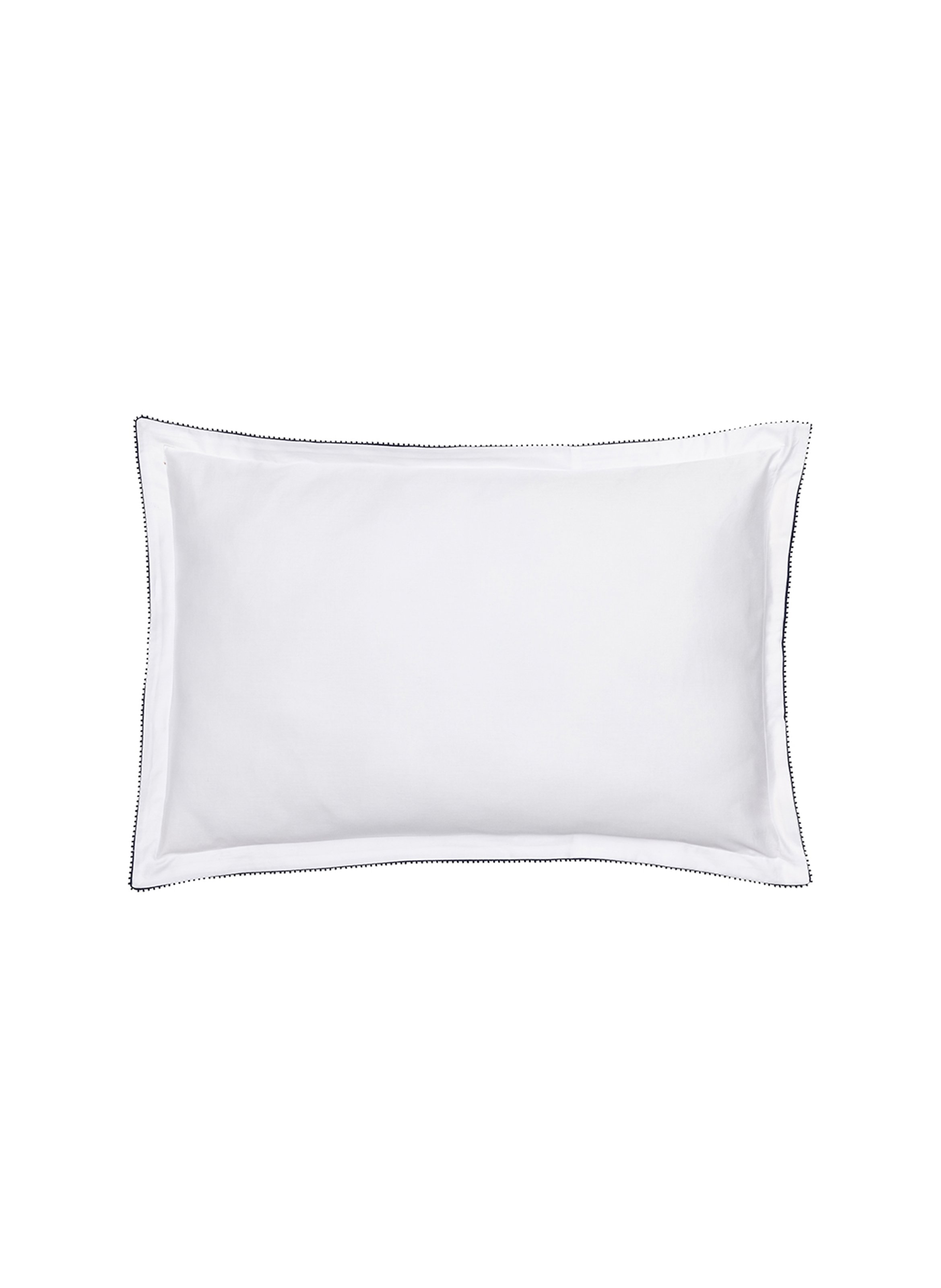 Taie d'oreiller imprimée en satin de coton bio, mirabeau ALEXANDRE TURPAULT Blanc