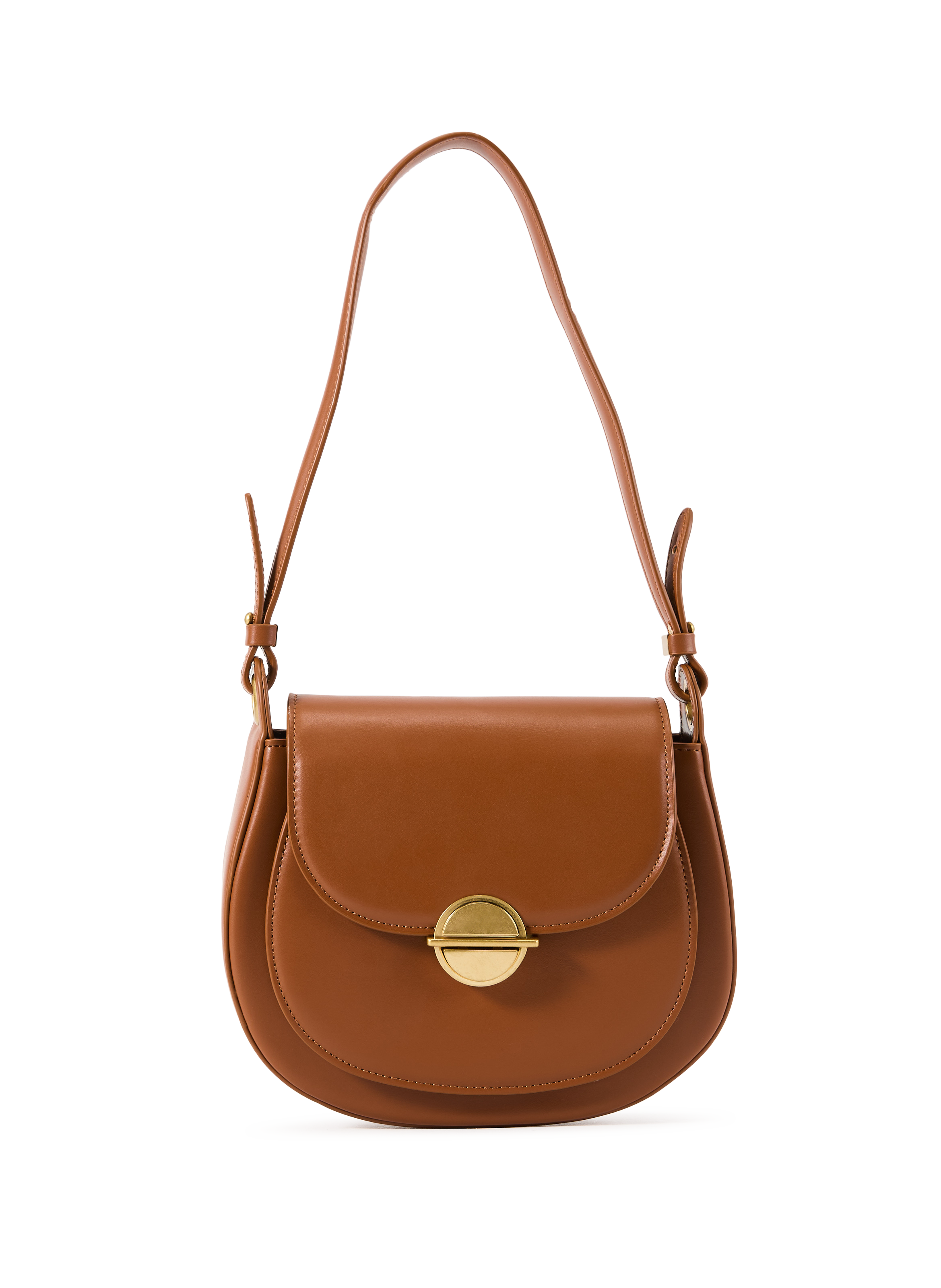 Crossbody messenger bag AU PRINTEMPS PARIS Brown