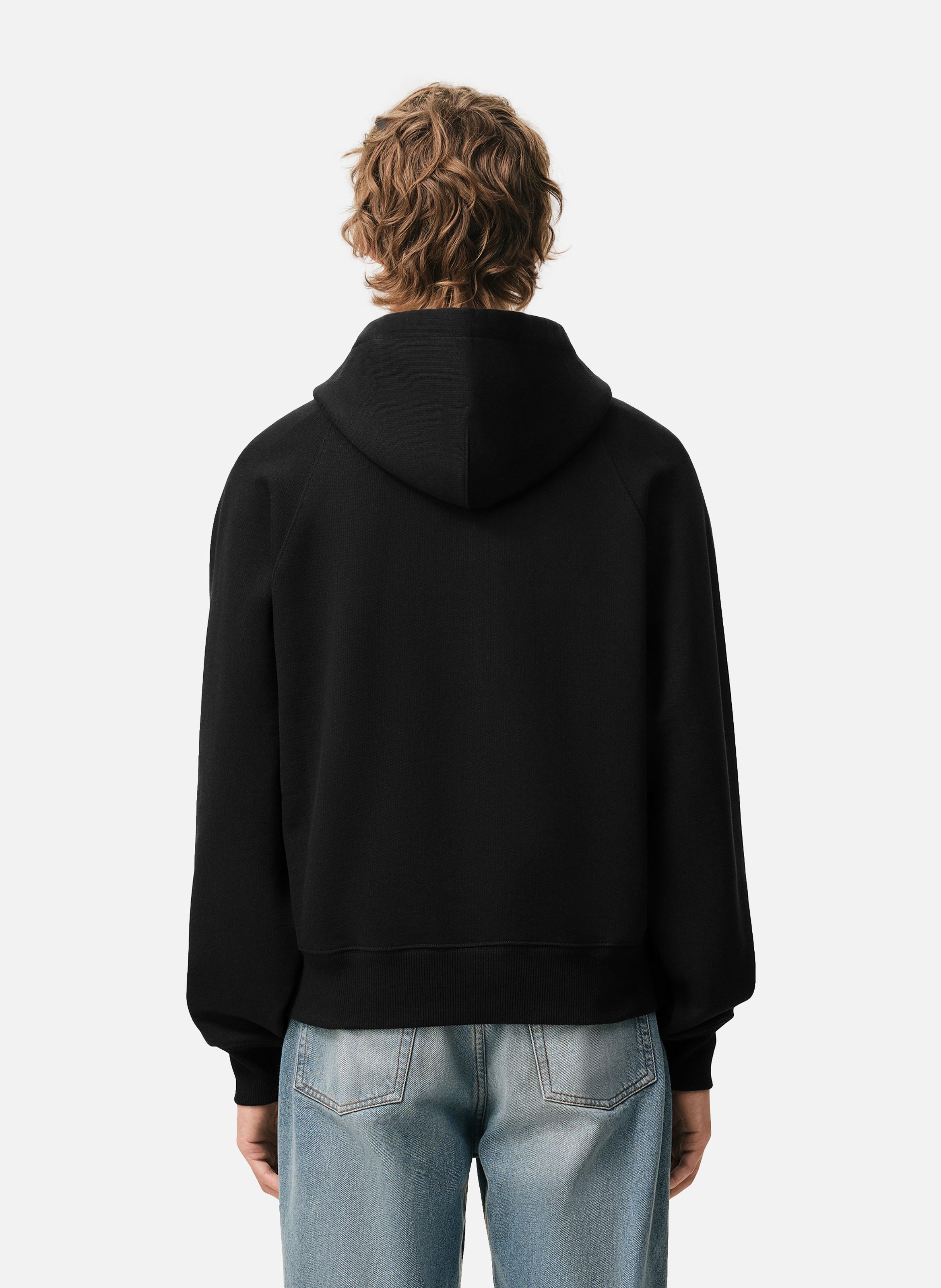 Hoodie Ami De Coeur En Coton unisexe AMI PARIS Noir