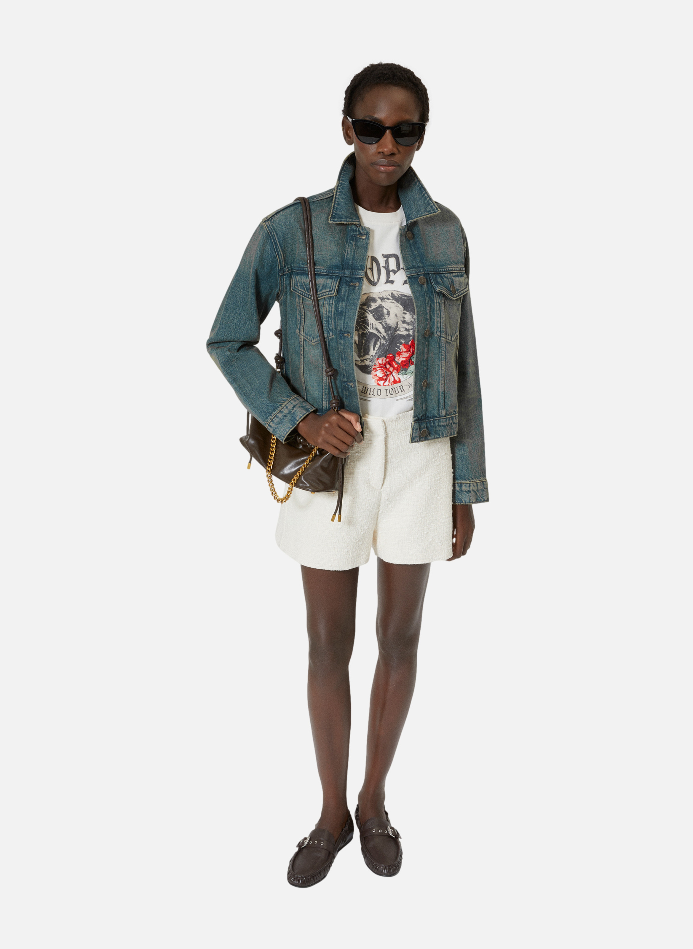 Blouson en denim THE KOOPLES Bleu