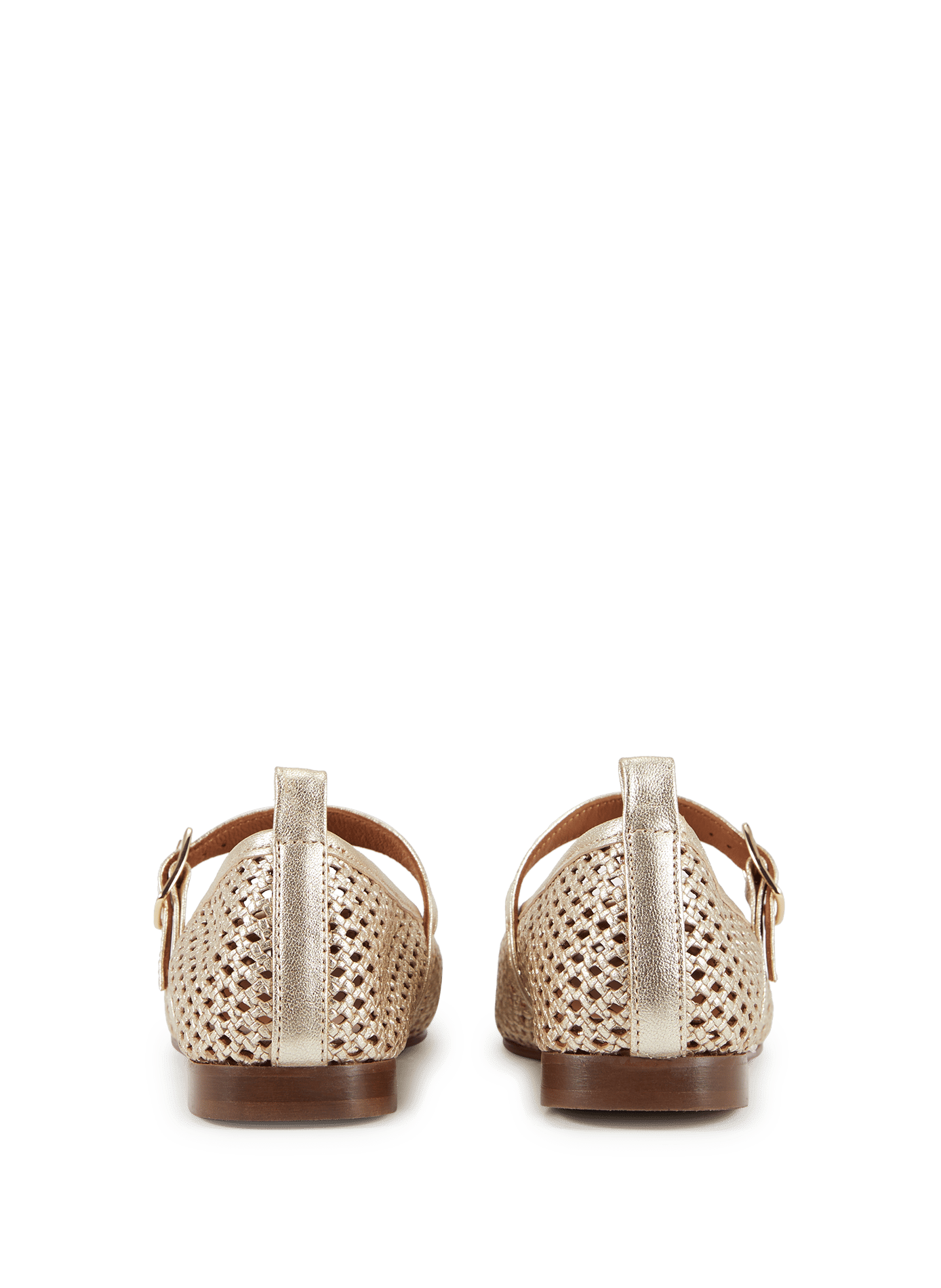 Ballerines Fascine avec bride en cuir SAISON 1865 Doré