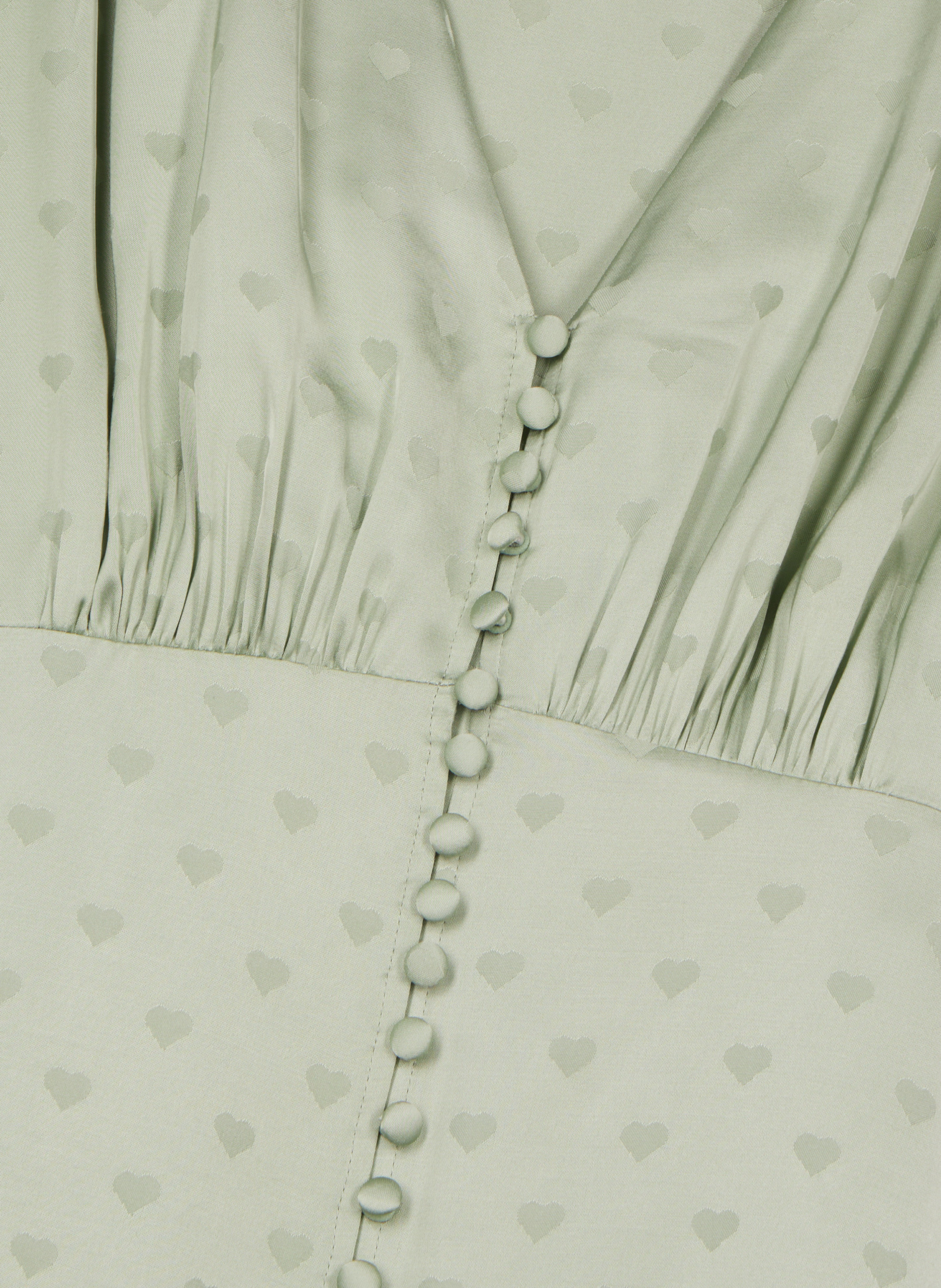 Robe longue jacquard cœur THE KOOPLES Vert