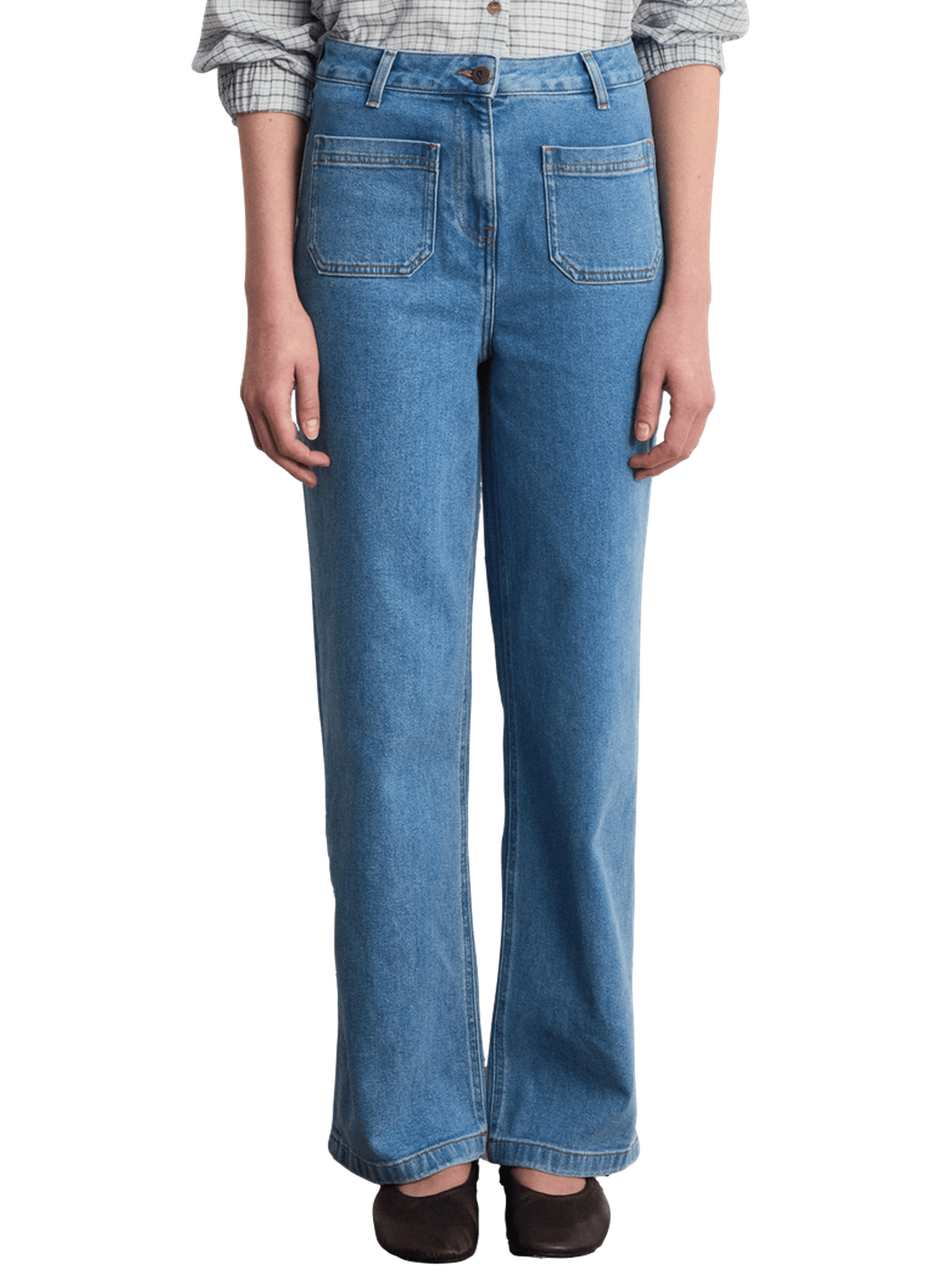 Jean droit à poches - bayael PABLO Bleu