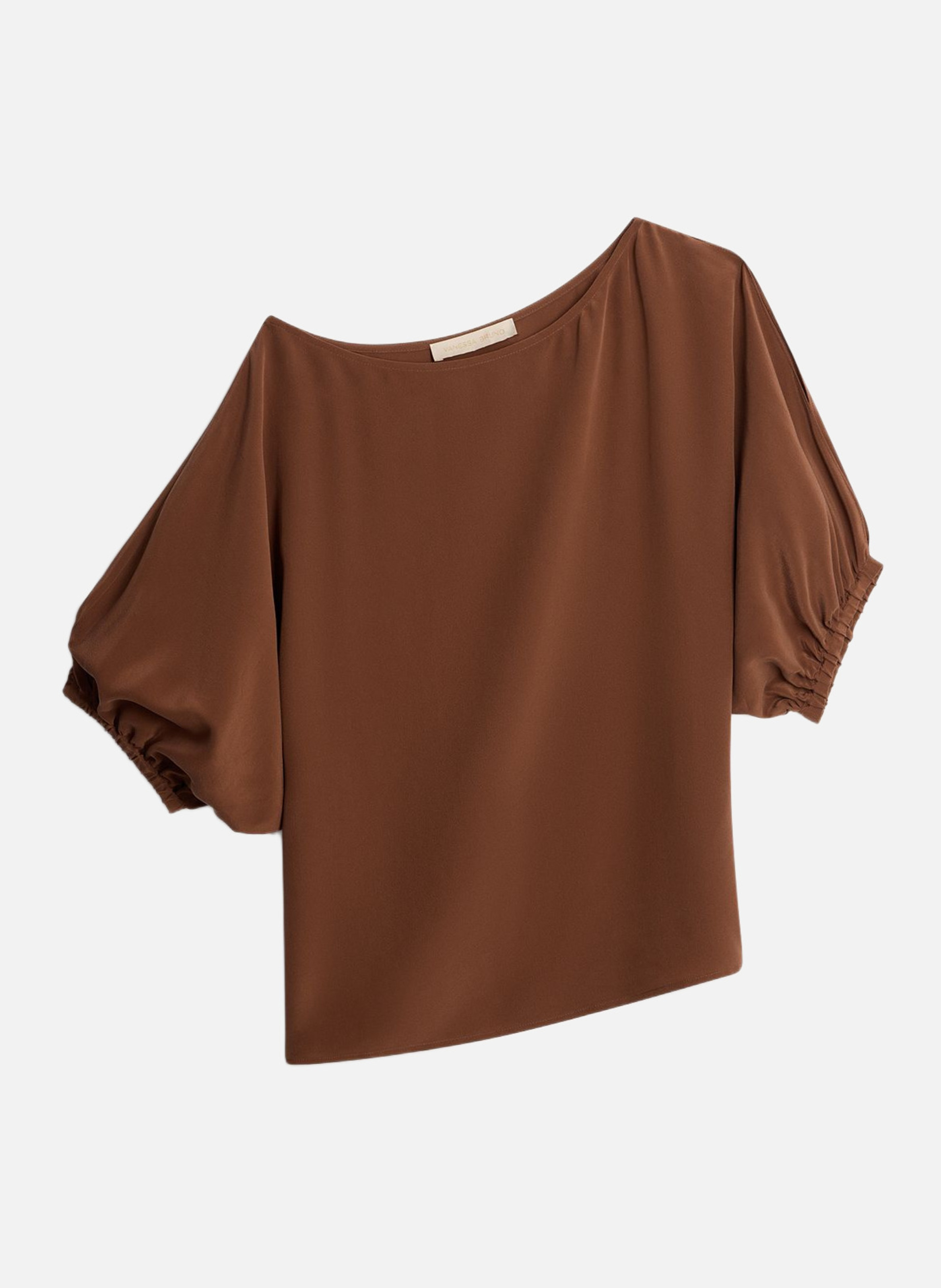 Blouse gul VANESSA BRUNO Marron