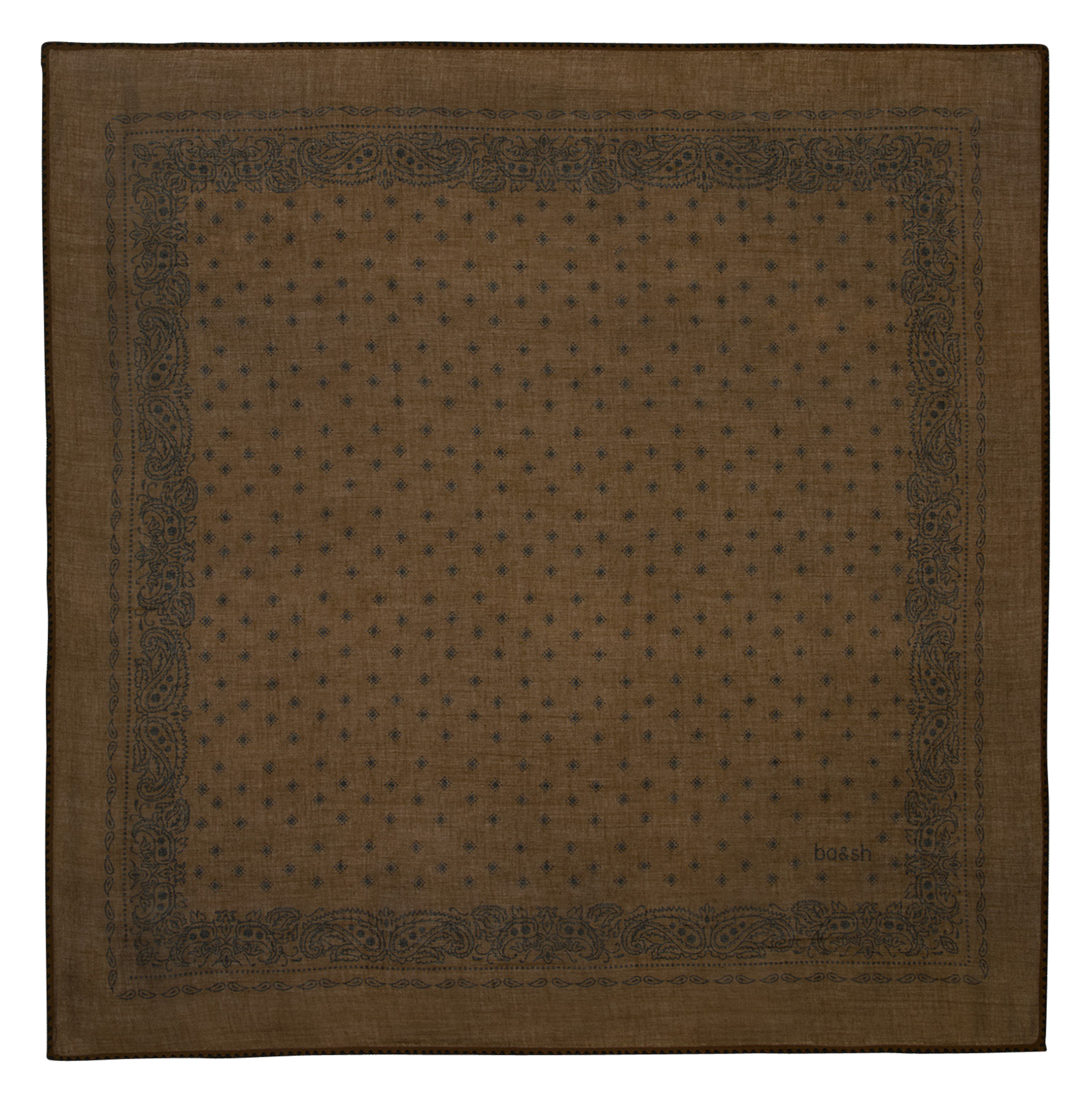 Foulard en coton fary BA&SH Kaki