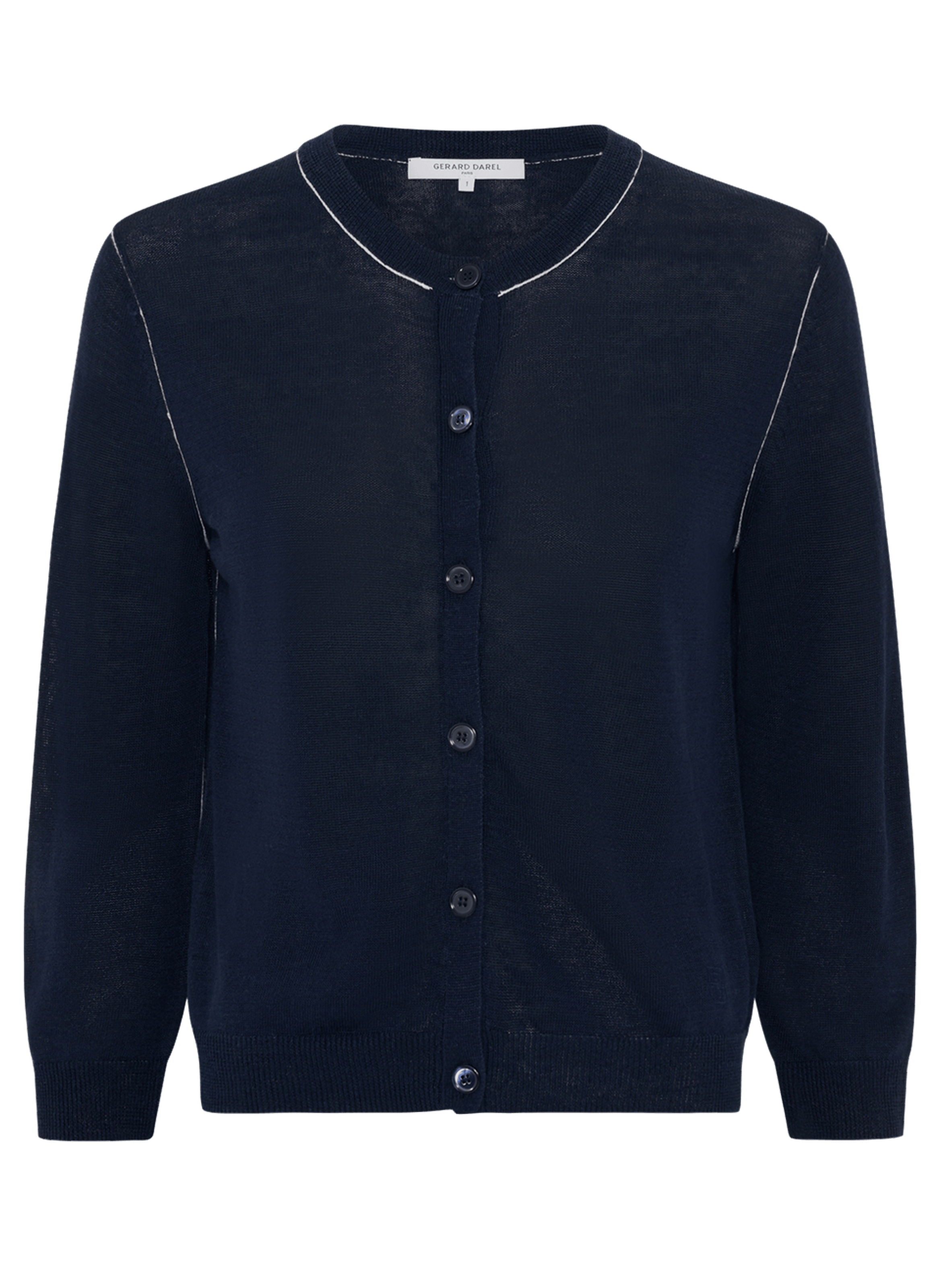 Gilet en lin mélangé - lorys GERARD DAREL Bleu