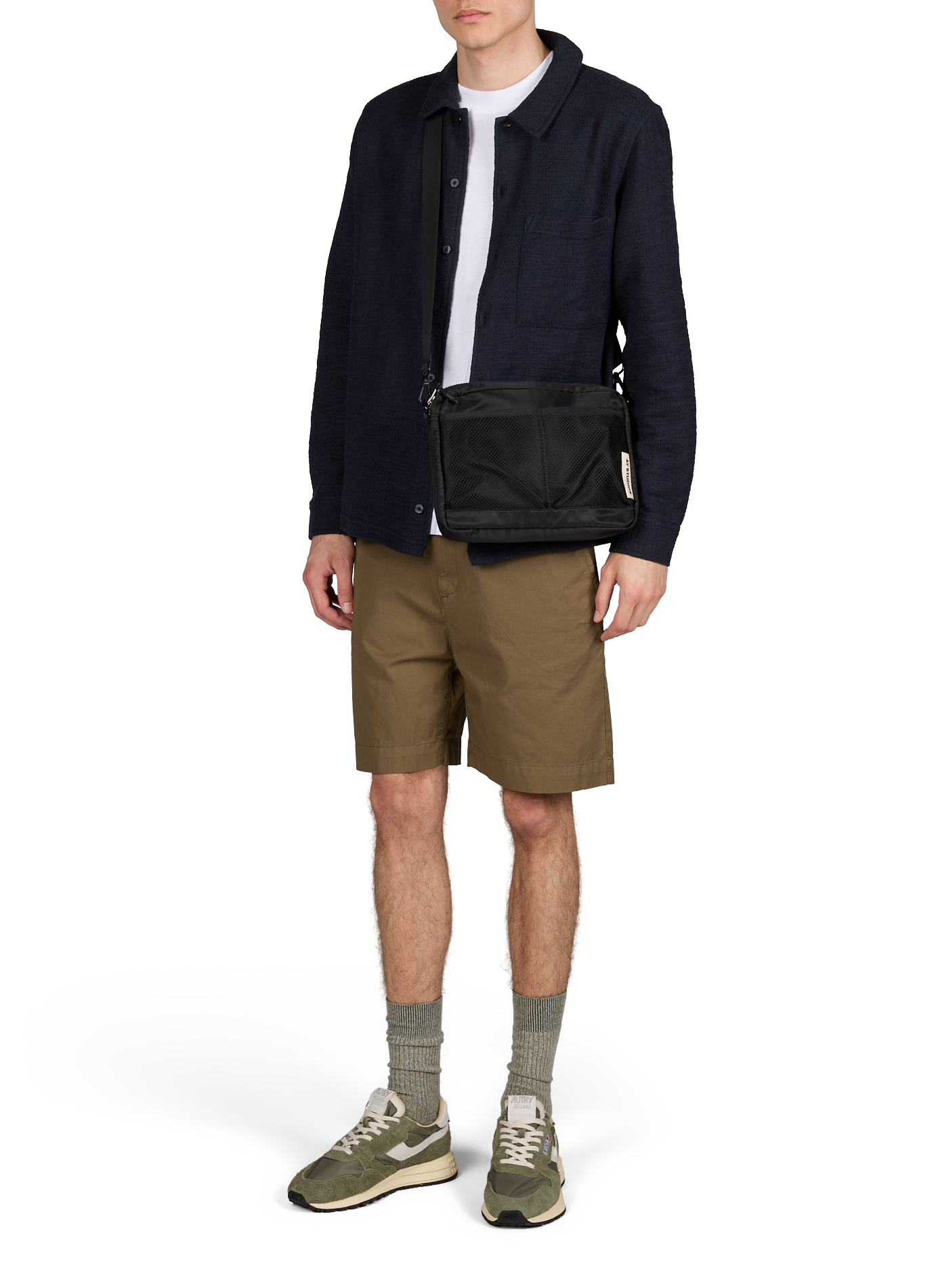 Sac cross body à bandoulière AY STUDIOS Noir