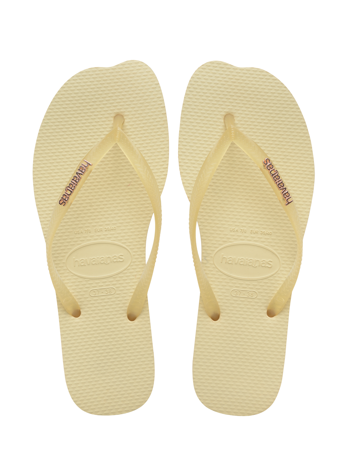 Tongs Slim Split HAVAIANAS Beige