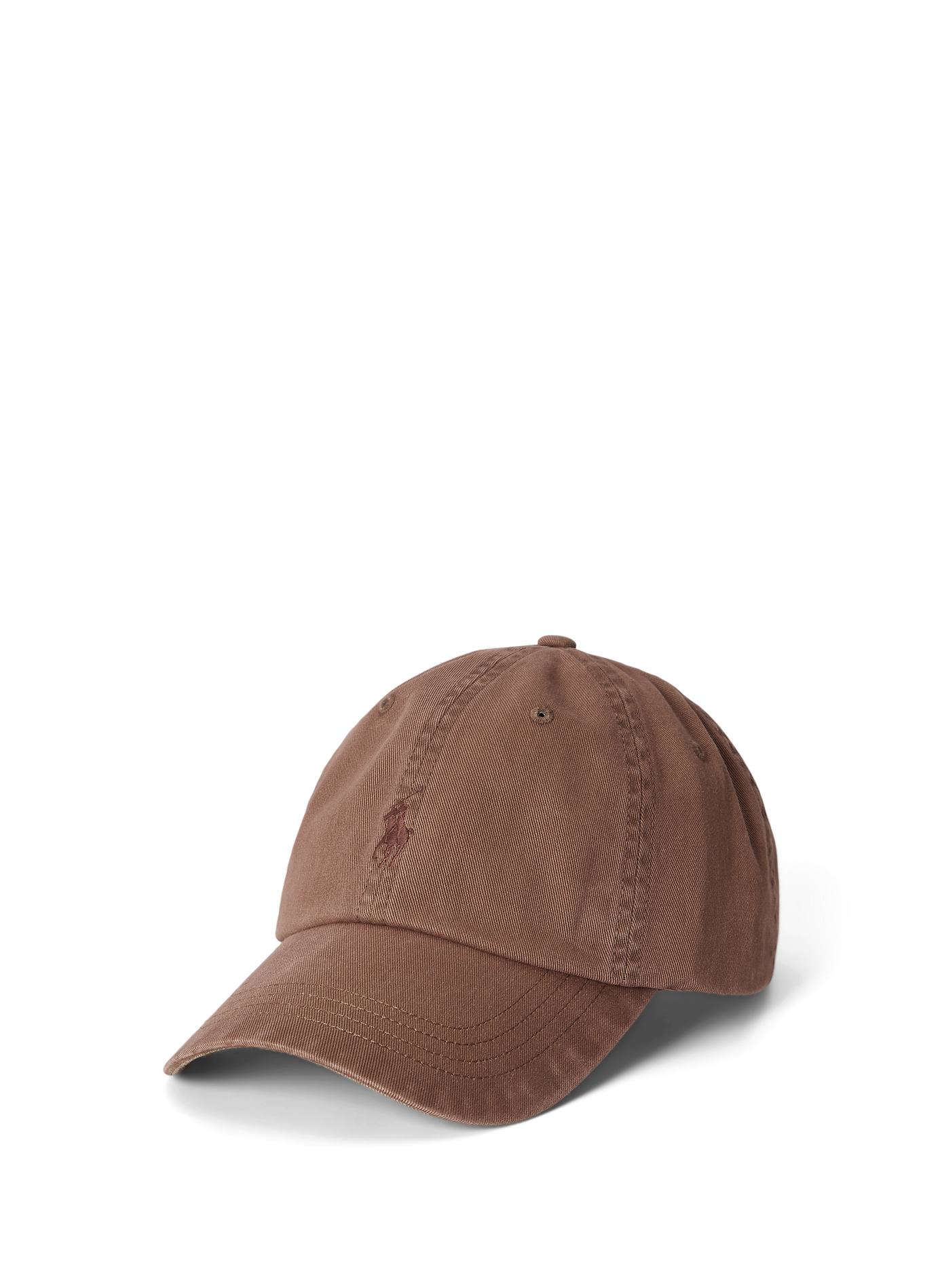 Casquette brodée en coton POLO RALPH LAUREN Beige