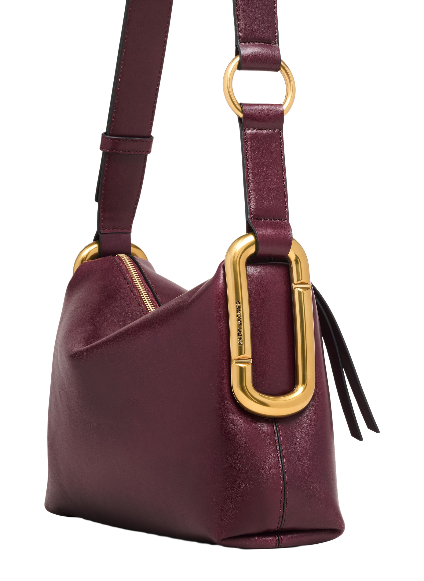 Sac épaule The Scene Medium en cuir MARC JACOBS Rouge