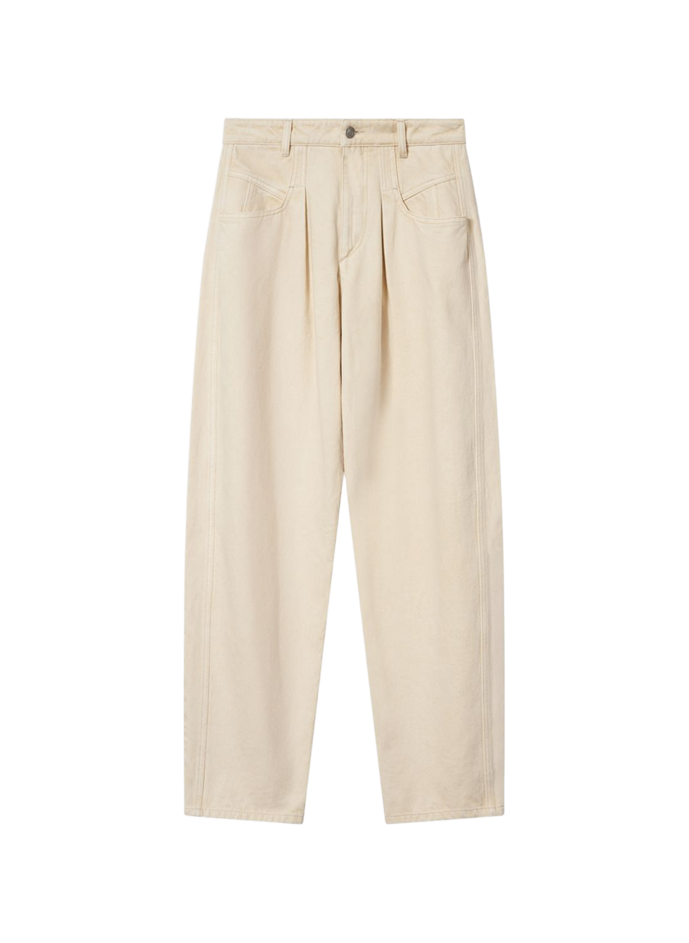 Denim kokerrok Lisha van katoen ISABEL MARANT Beige