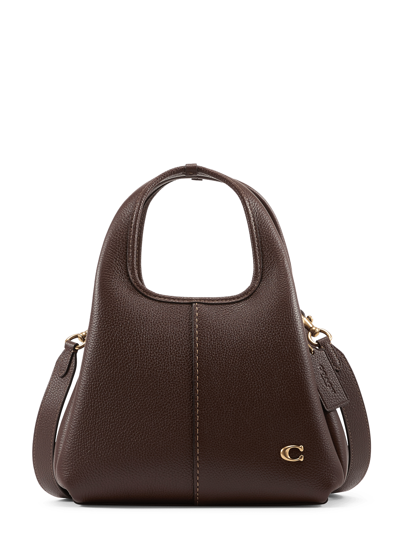 Lana leather handbag COACH Brown