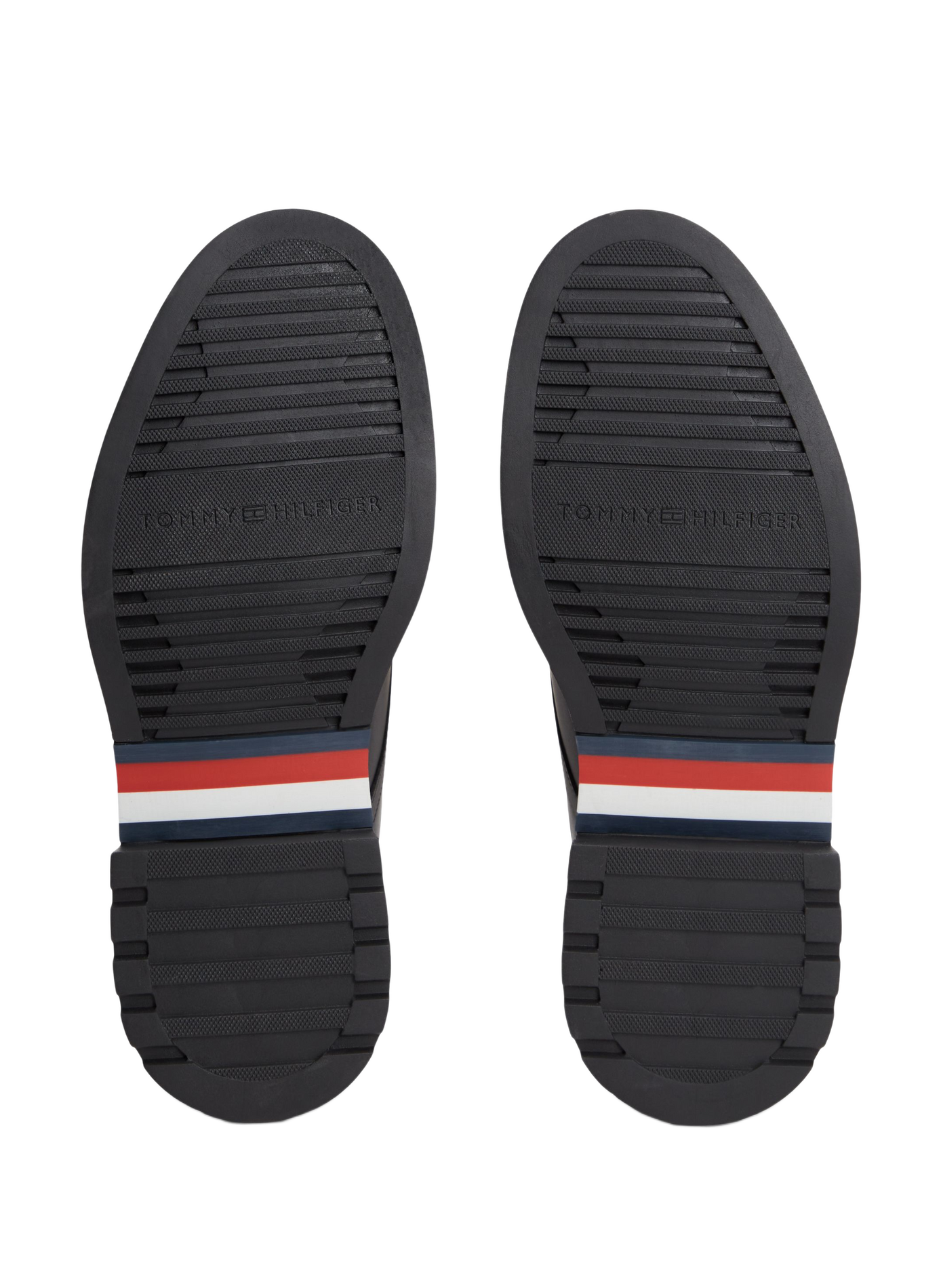 Rindsleder Derbys TOMMY HILFIGER Schwarz