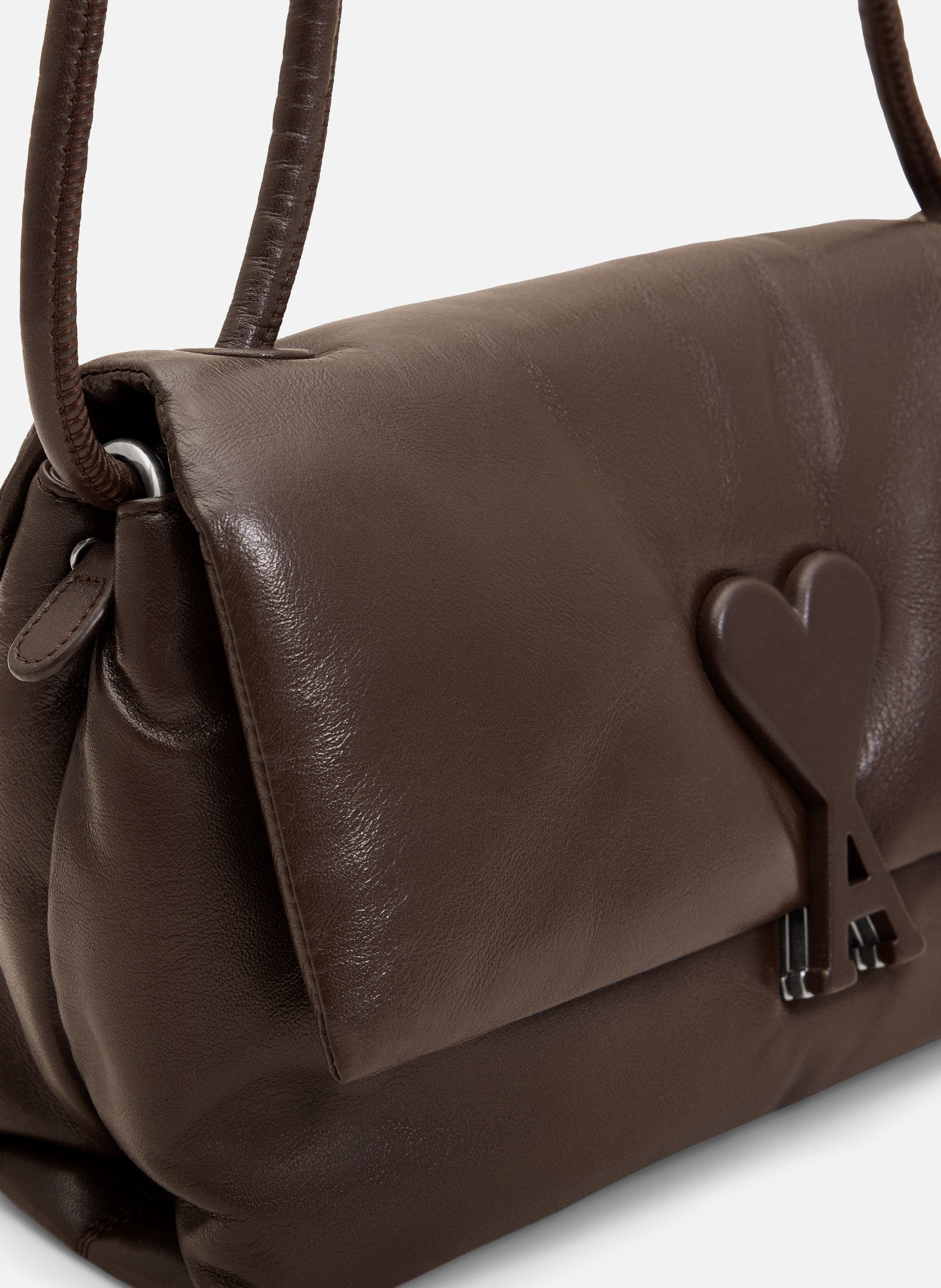 Sac voulez-vous unisexe AMI PARIS Marron