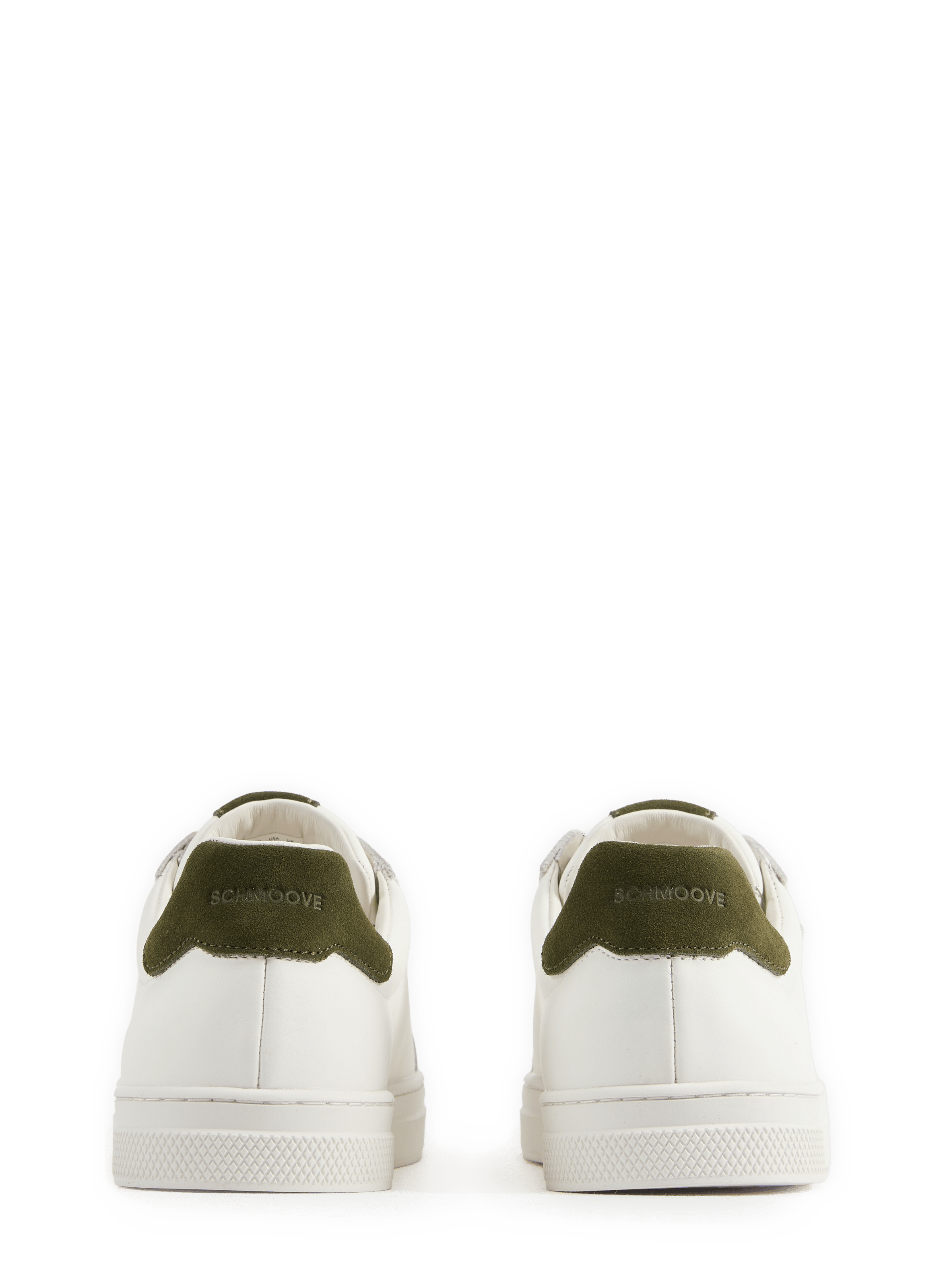 Lage leren sneakers SCHMOOVE Wit