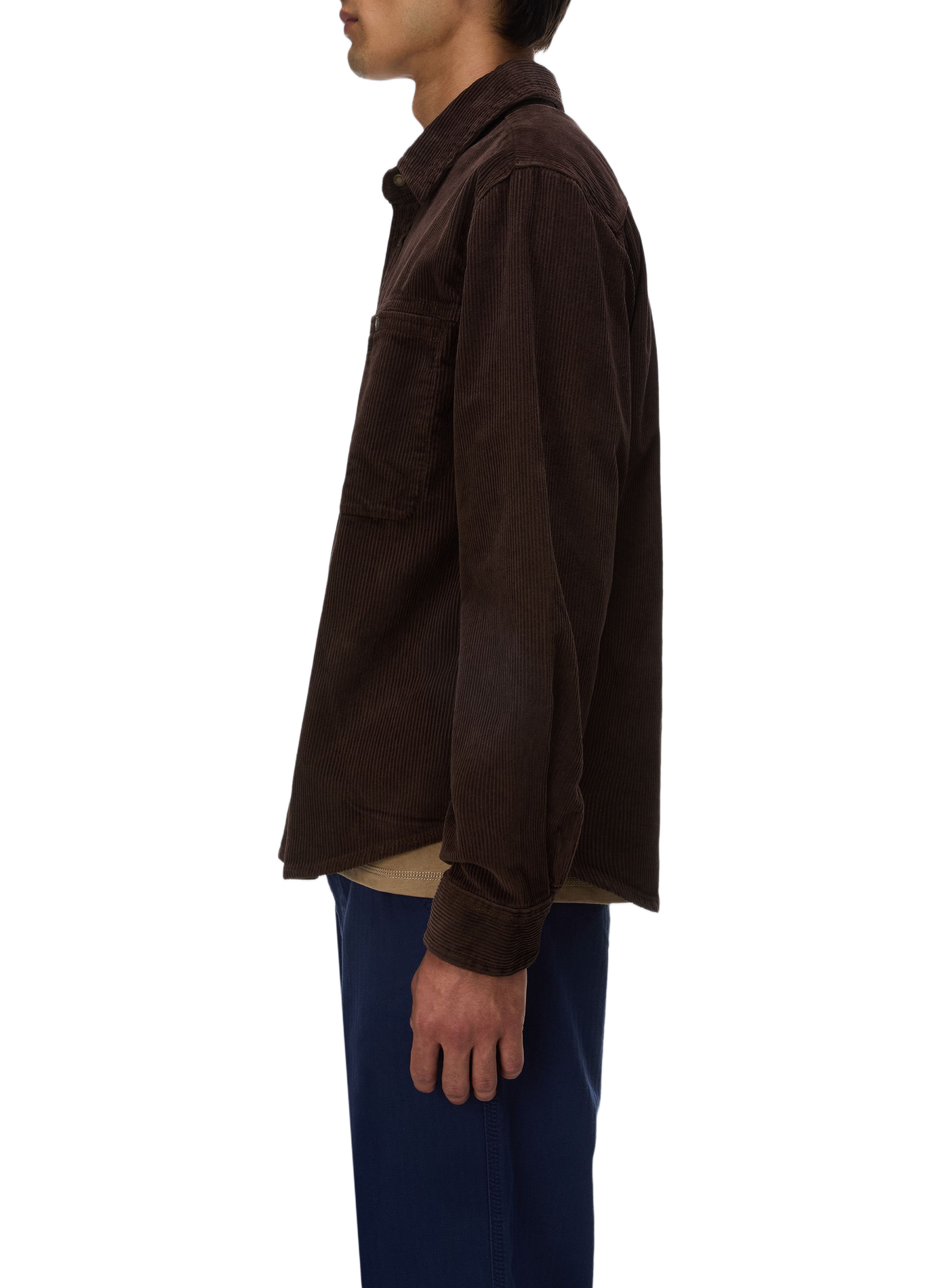 Straight corduroy shirt NAPAPIJRI Brown