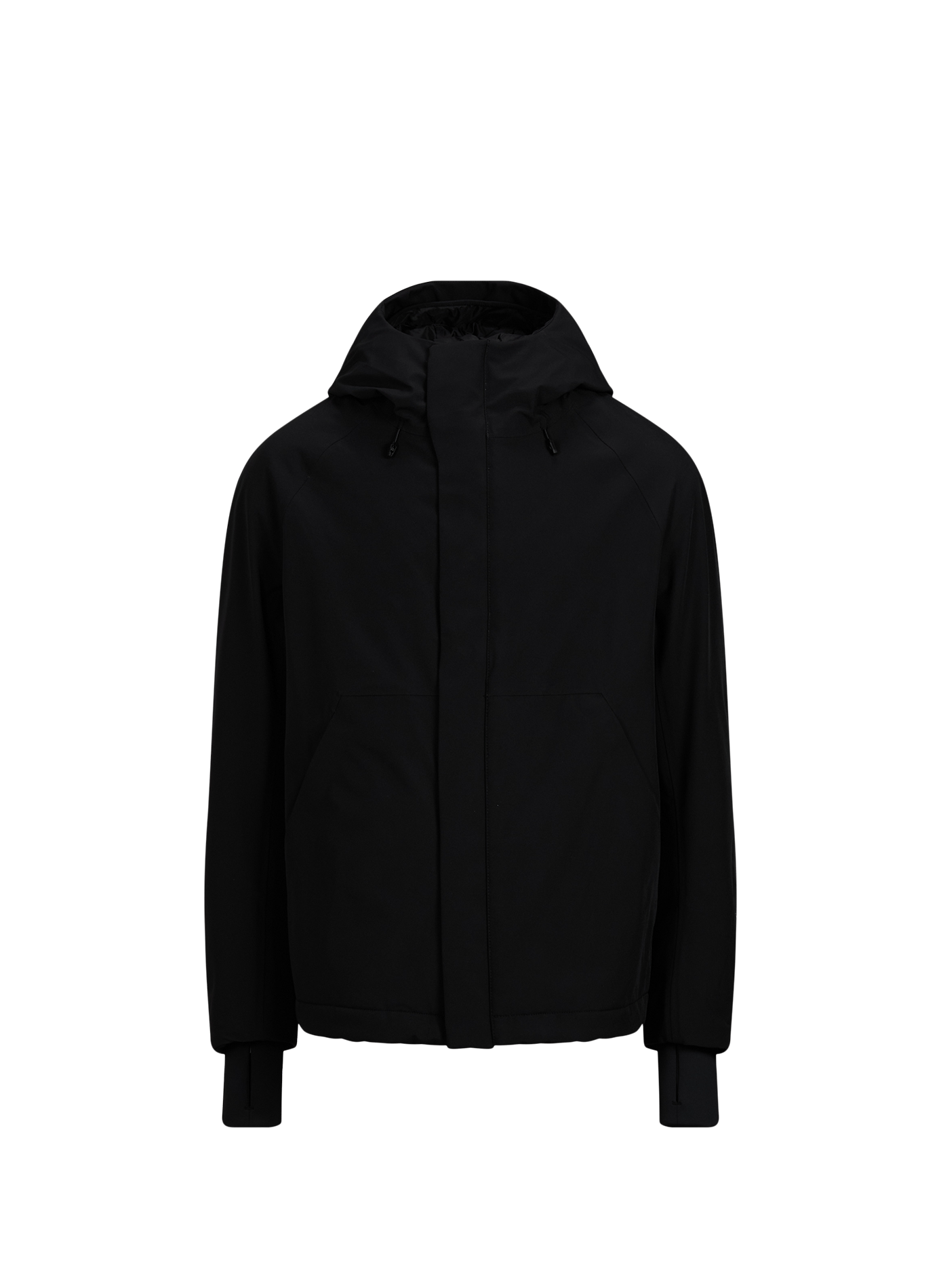 Veste col montant à capuche