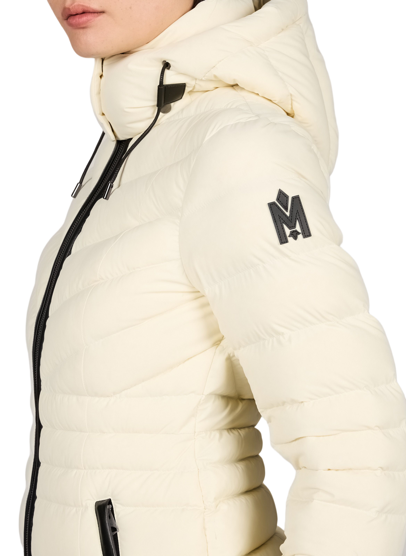Fitted quilted puffer jacket MACKAGE Beige