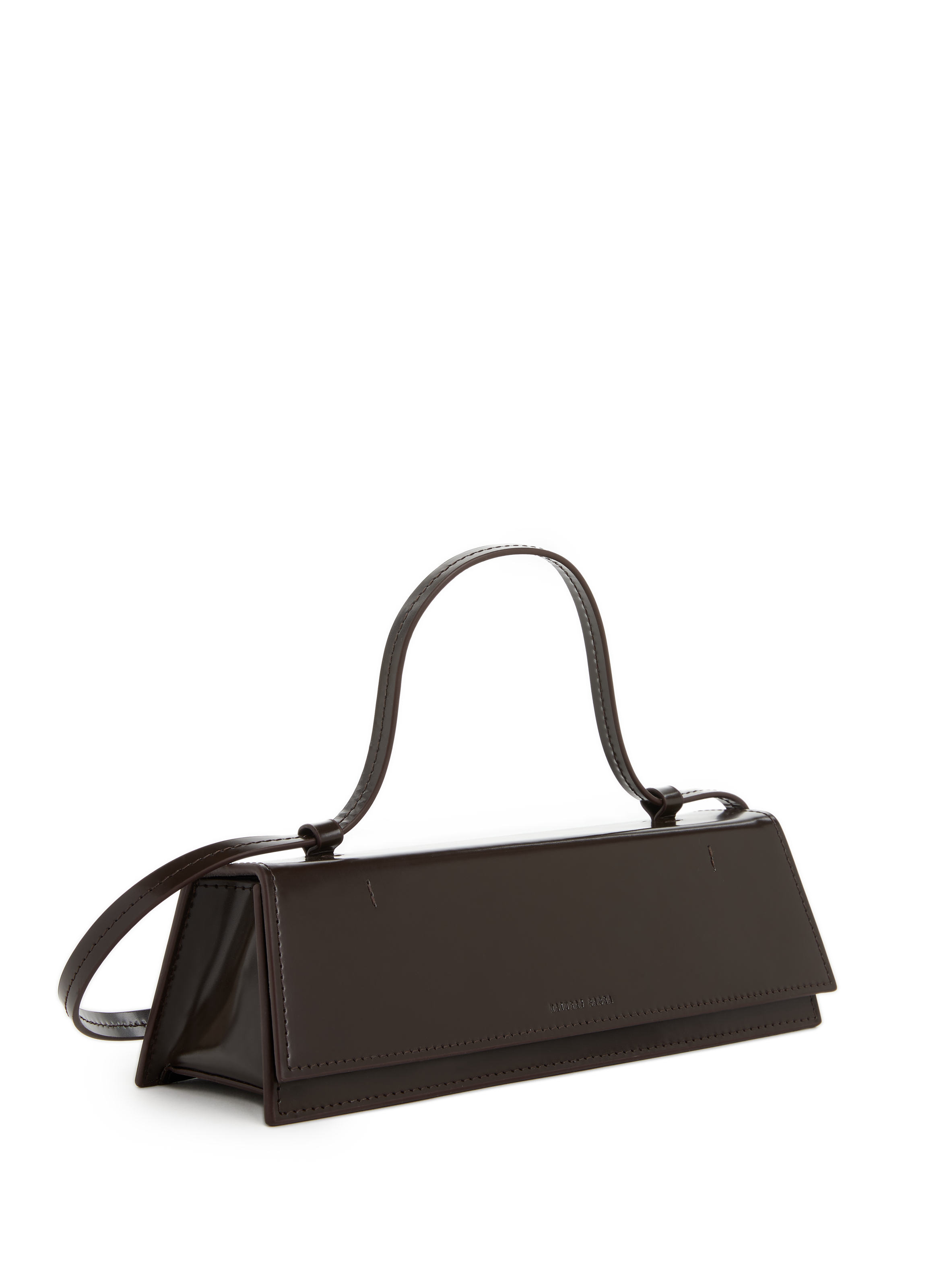 Sac à main Via en cuir NATURAE SACRA Marron