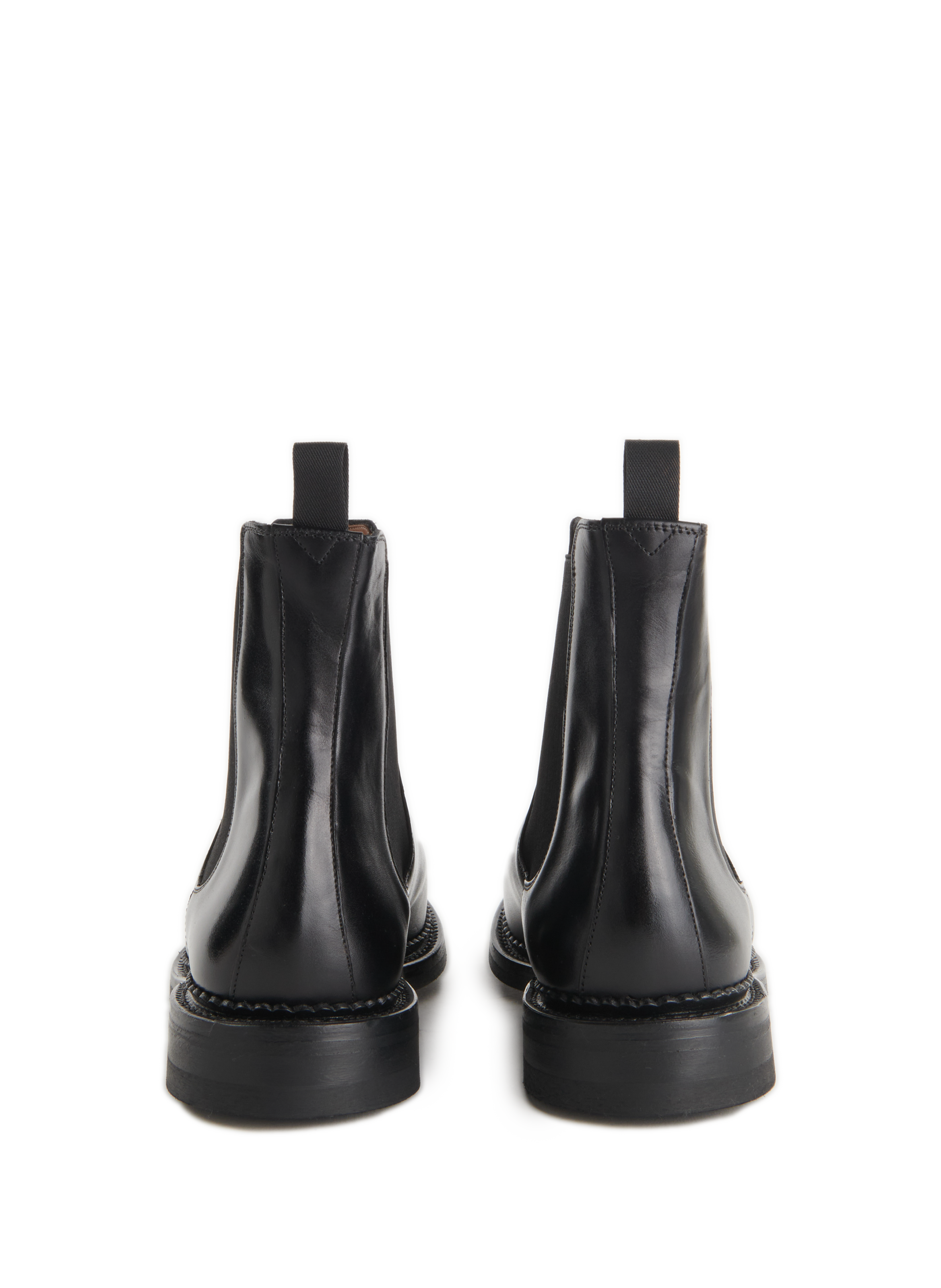 Leather ankle boots  SAISON 1865 Black