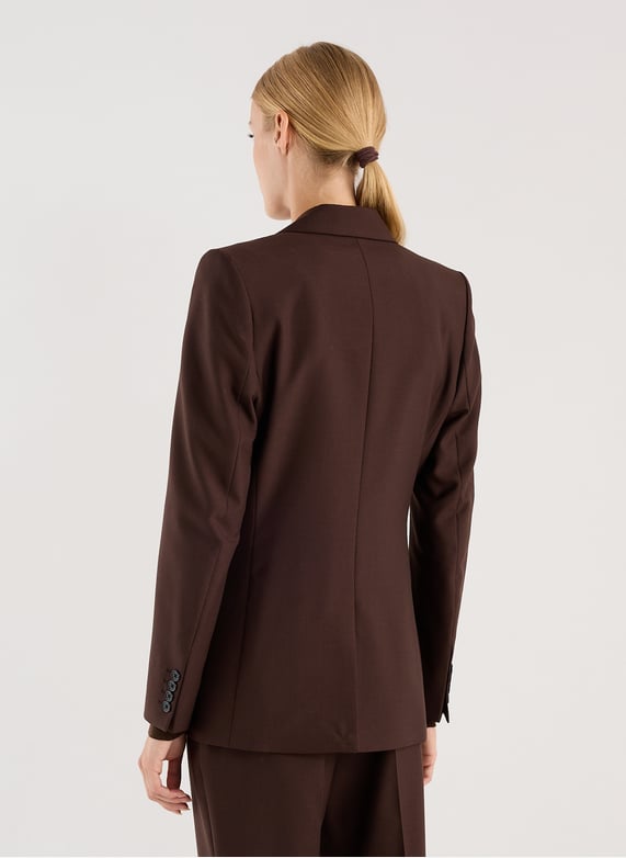 Veste de costume Wady cintrée | Marron by SAISON 1865 Veste de costume Wady cintrée Marron