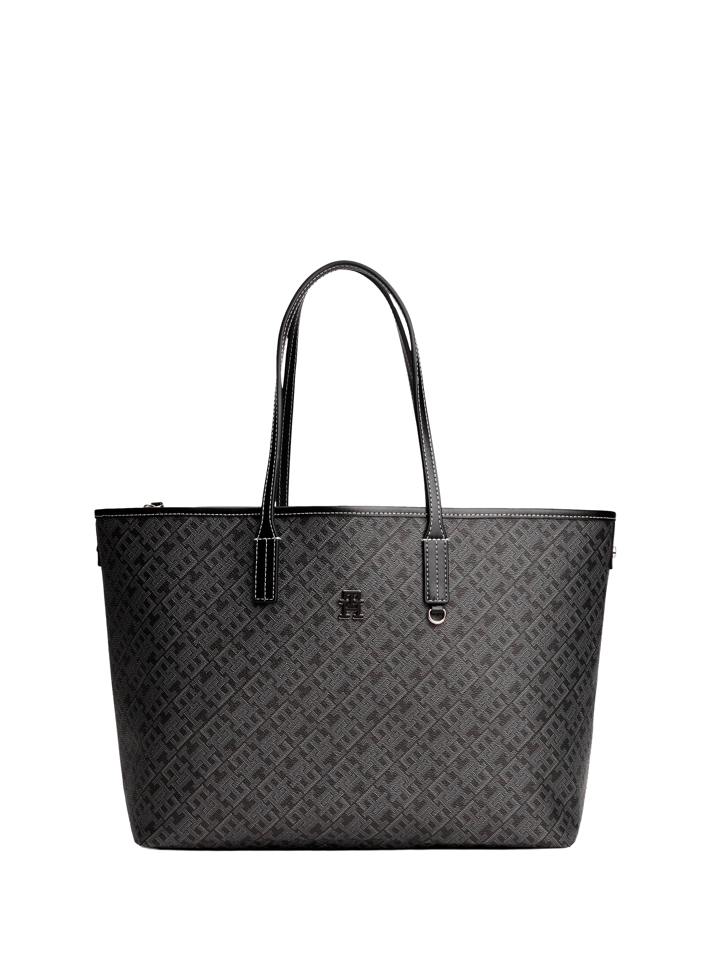 TOMMY HILFIGER Monogram tote bag Black