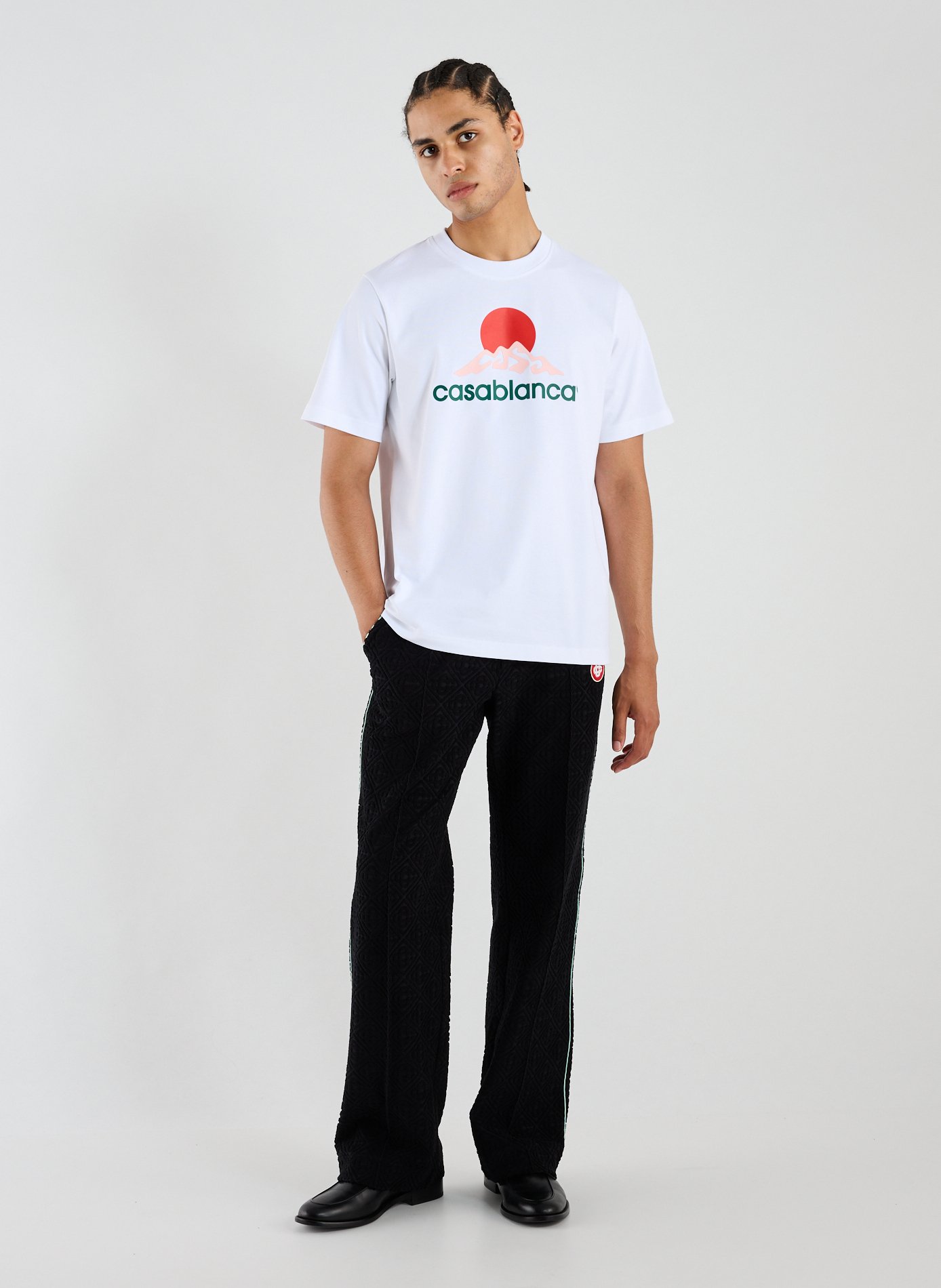 Cotton Mountain T-shirt CASABLANCA PARIS White