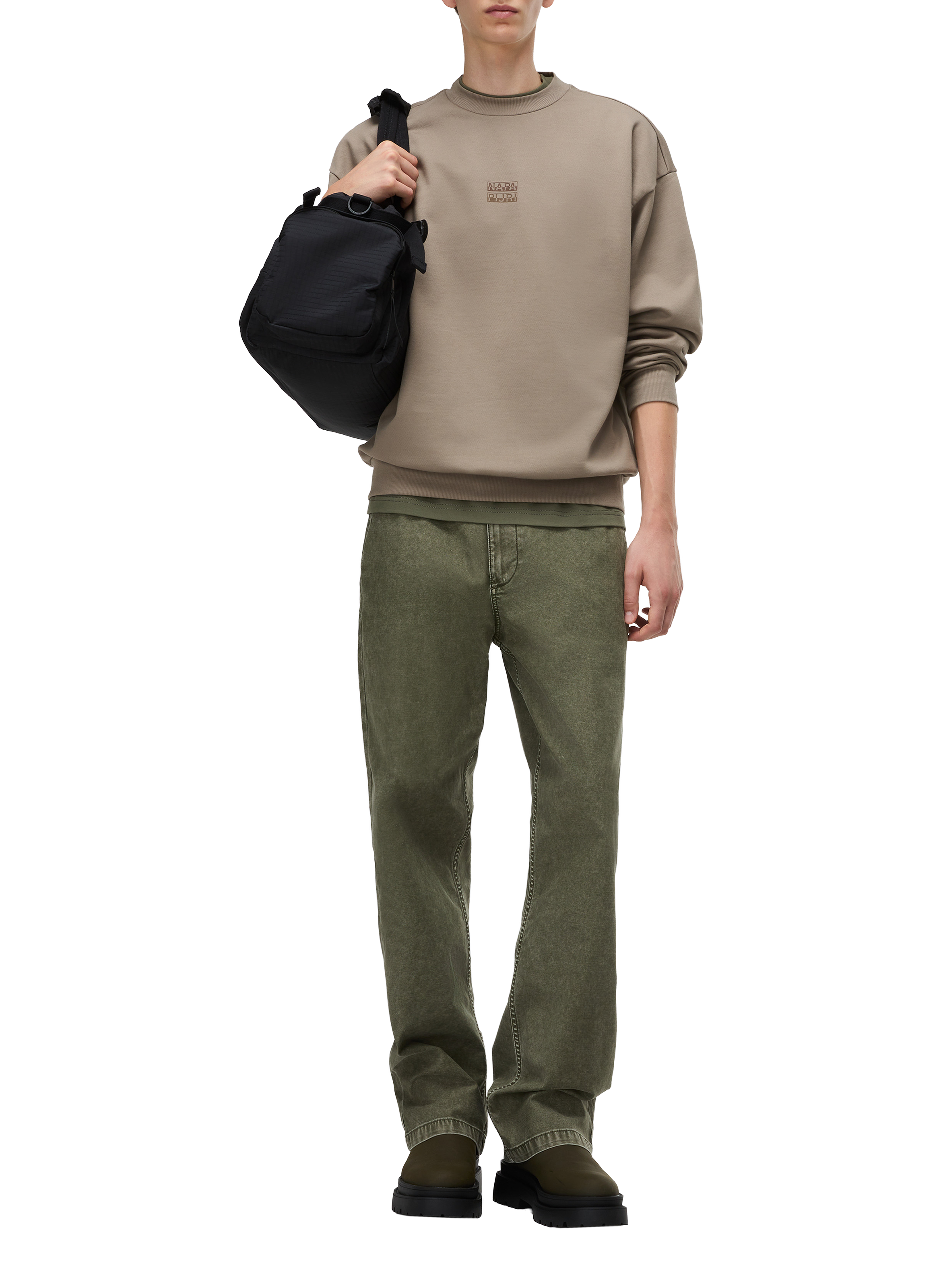 Logo sweatshirt NAPAPIJRI Beige