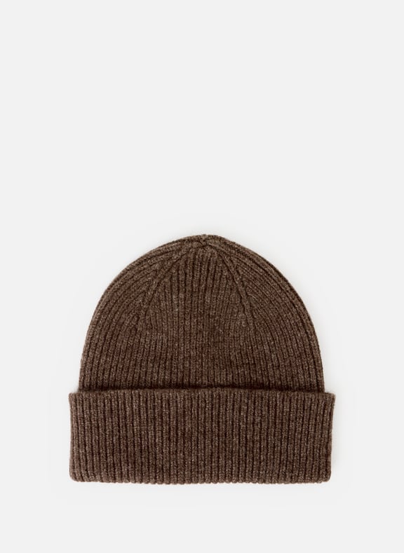 Knitted beanie Brown by MACKIE MACKIE Knitted beanie Brown