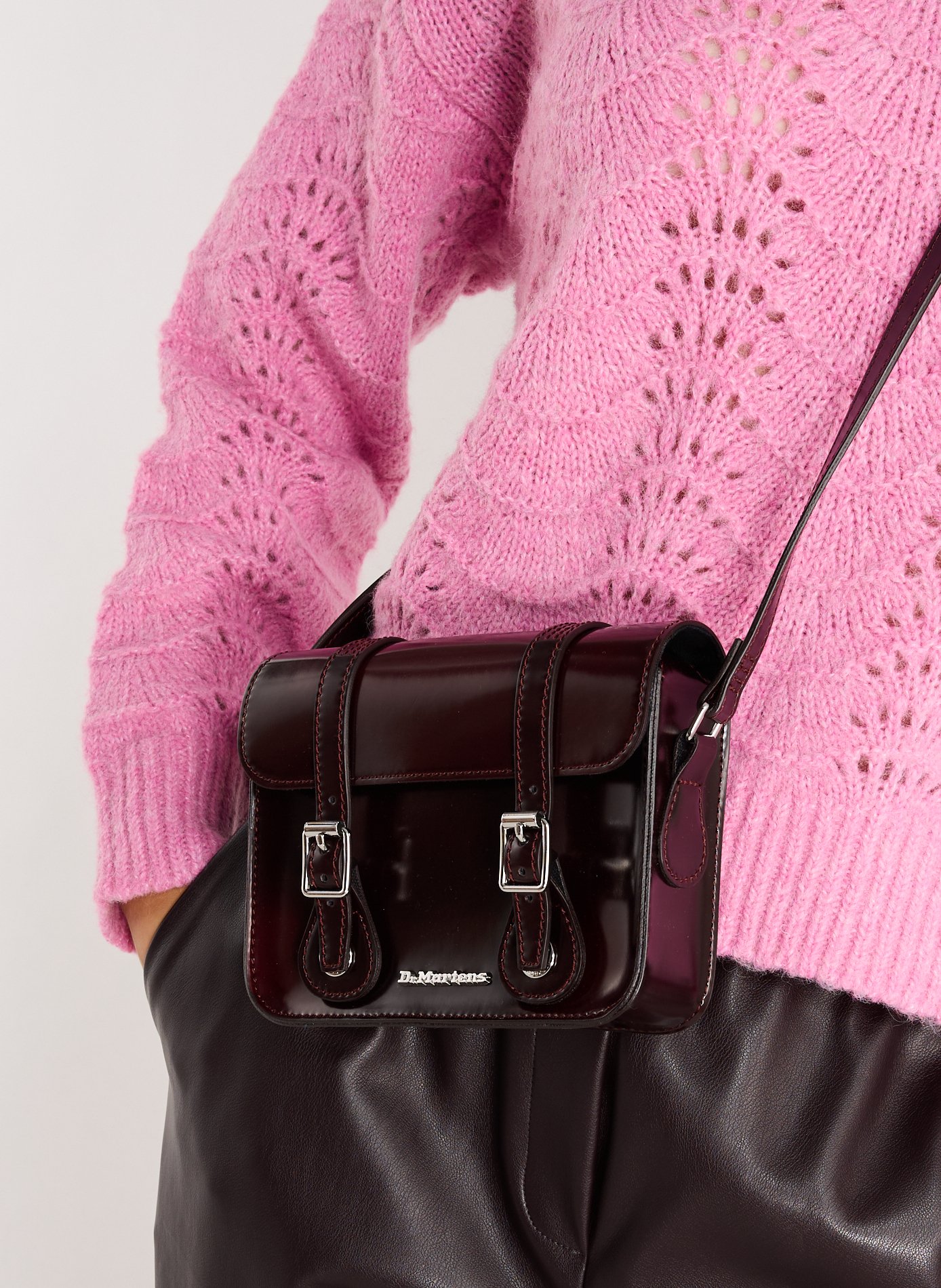 Patent shoulder bag DR. MARTENS