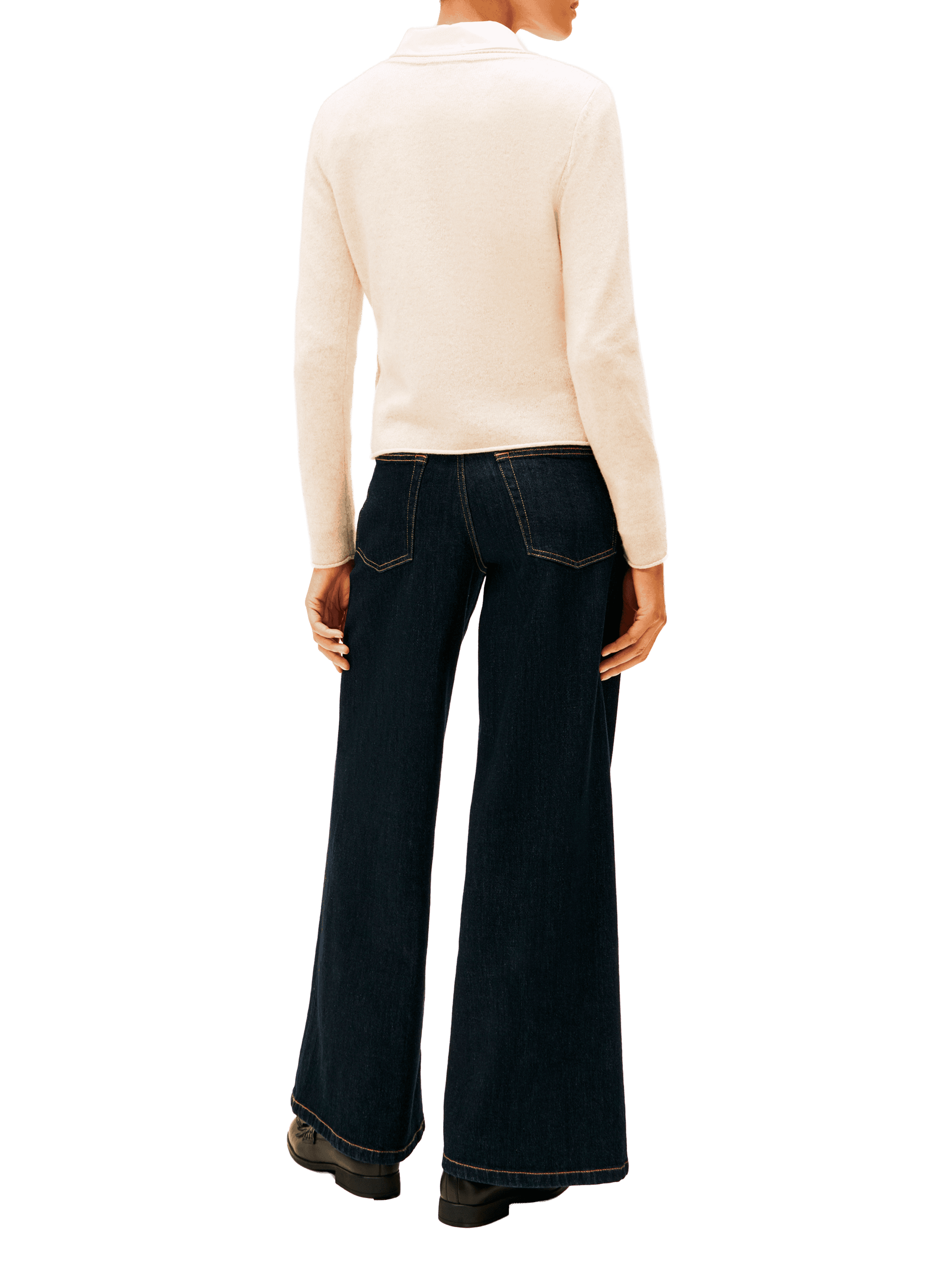 Pull en laine  TOMMY HILFIGER Beige