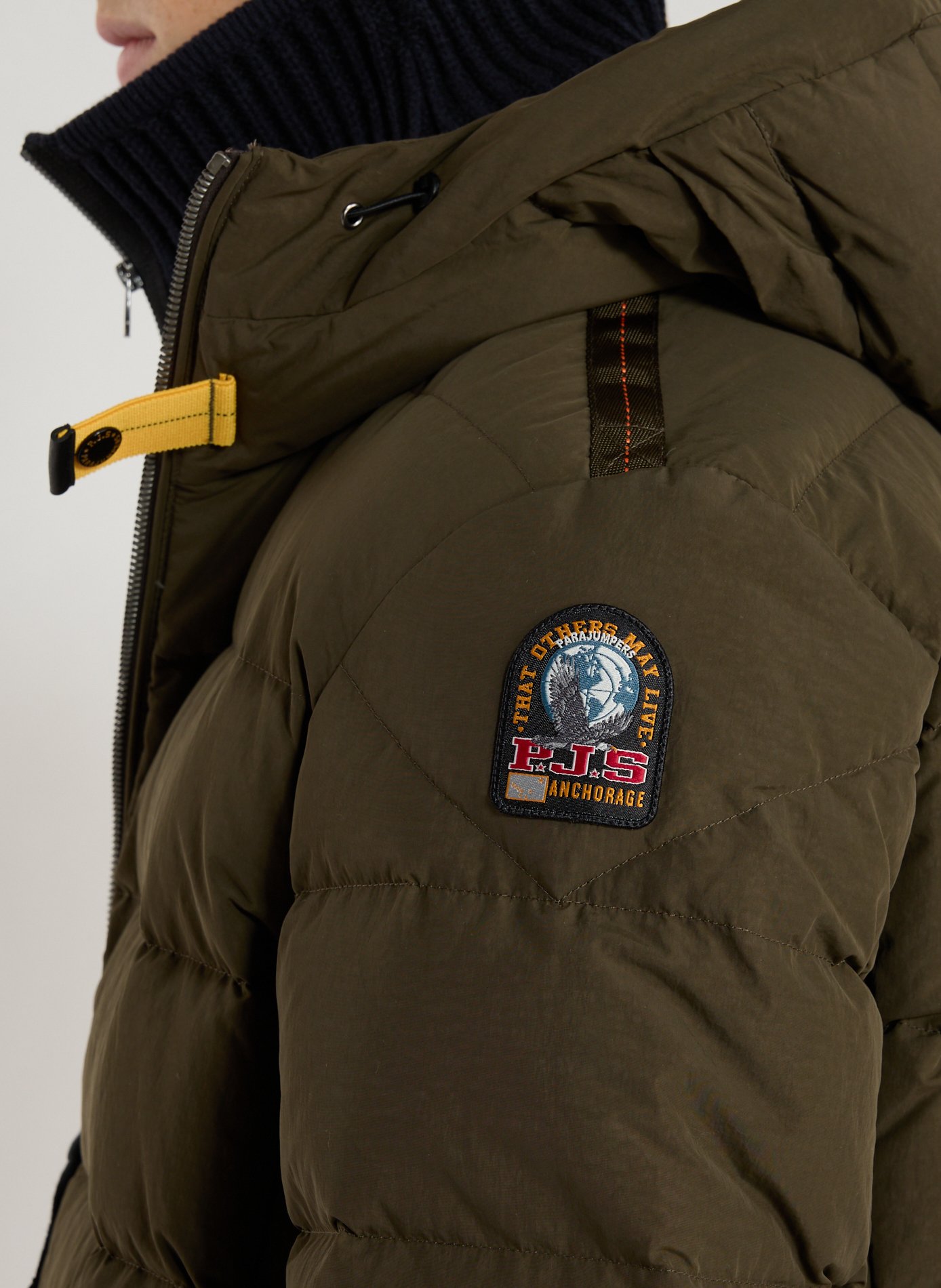 Doudoune matelassée à capuche PARAJUMPERS Kaki