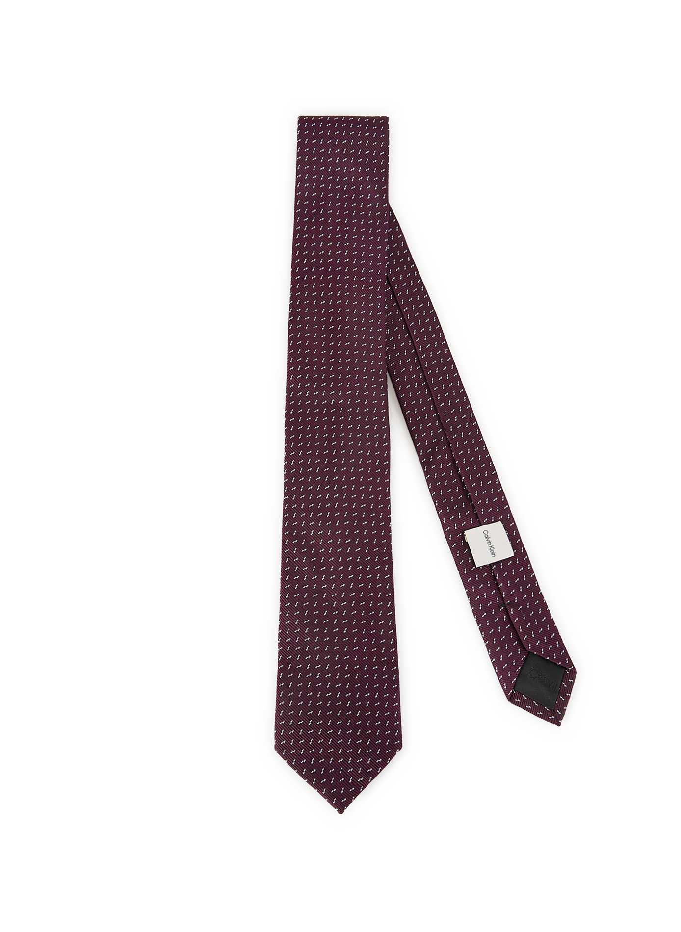 CALVIN KLEIN Cravate imprimée Rouge