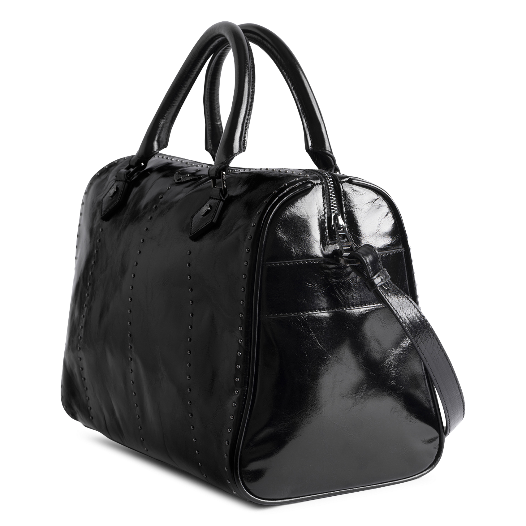 Sac bandoulière en cuir sunny ZADIG&VOLTAIRE Noir