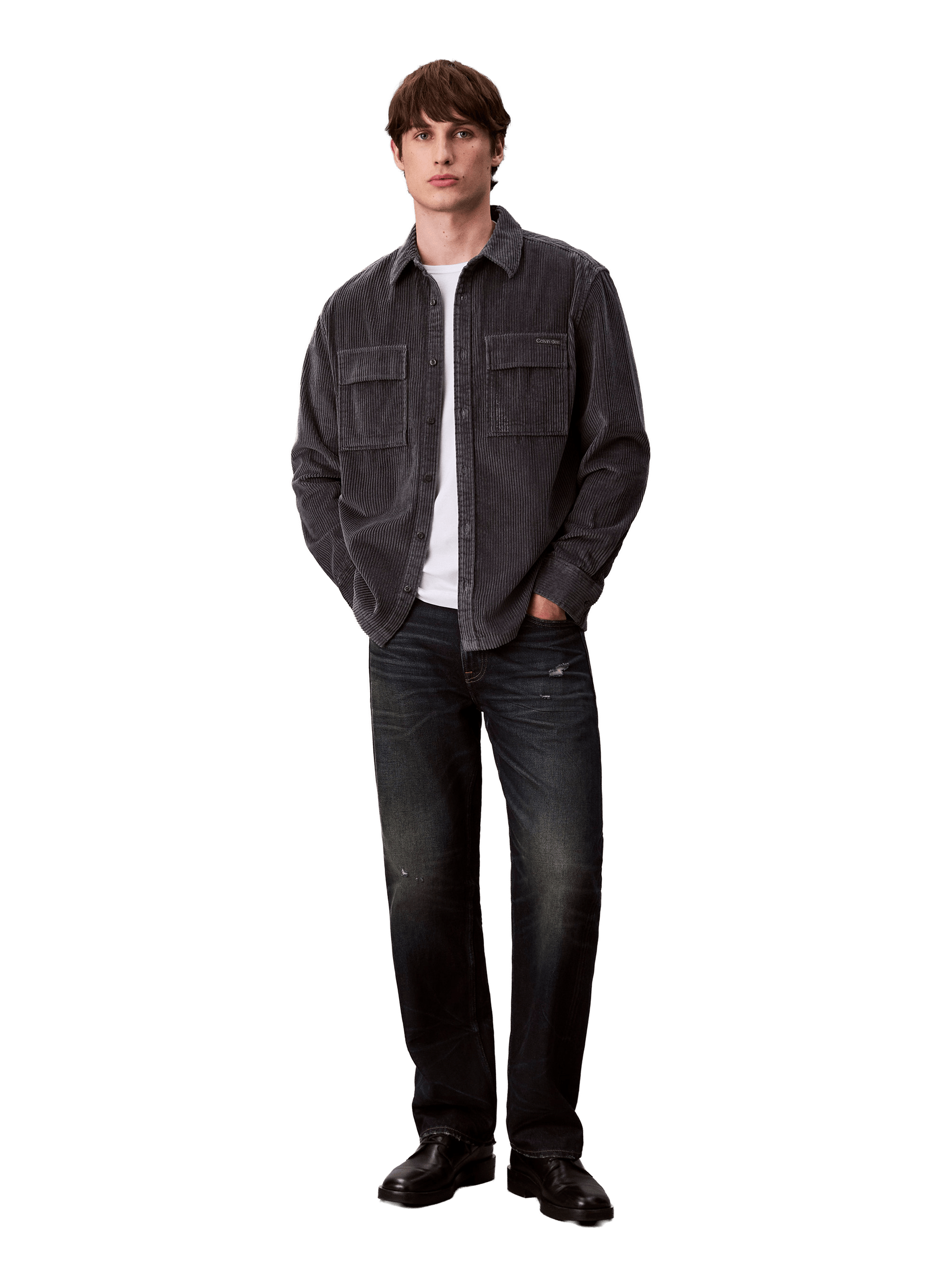 Corduroy shirt CALVIN KLEIN Blue