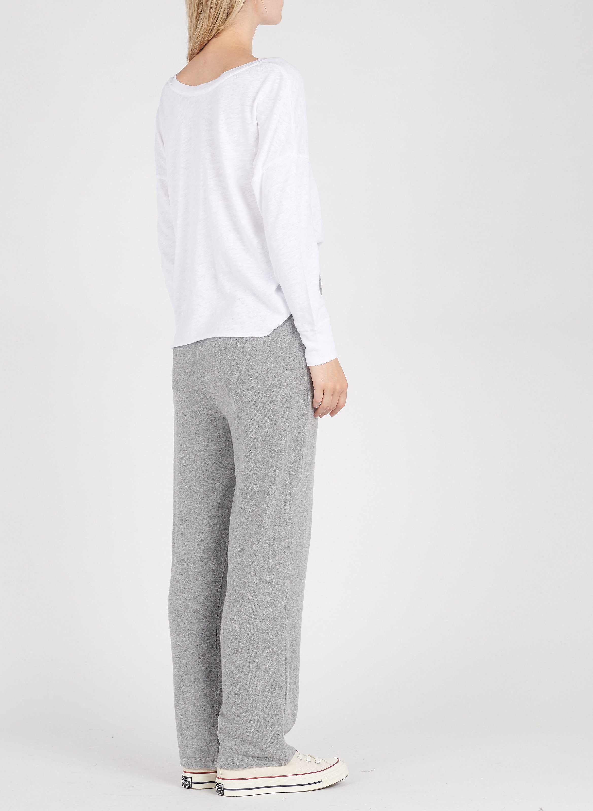 Tee-shirt col bateau en coton sonoma AMERICAN VINTAGE Blanc