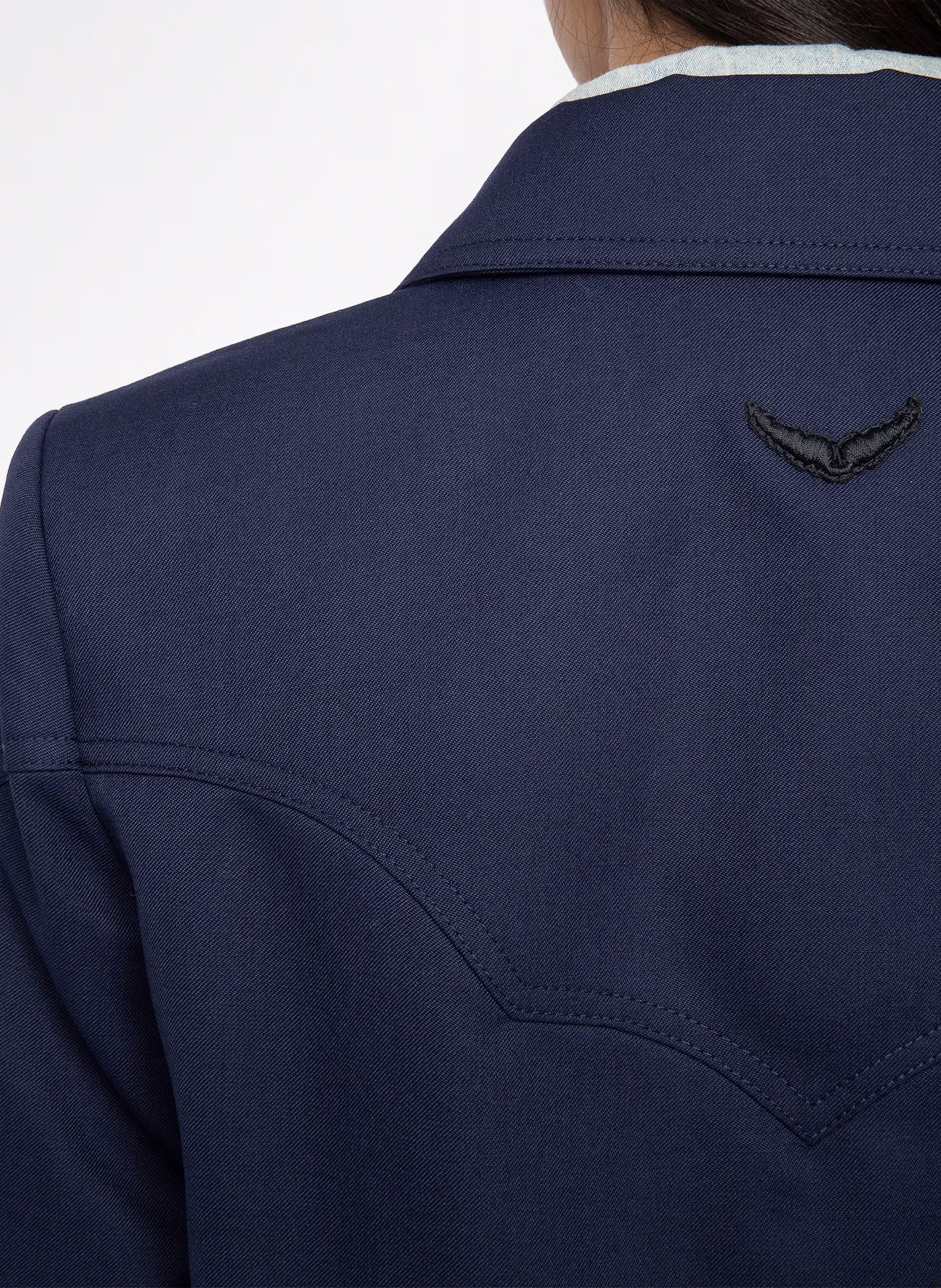 Blouson col tailleur lara ZADIG&VOLTAIRE Bleu