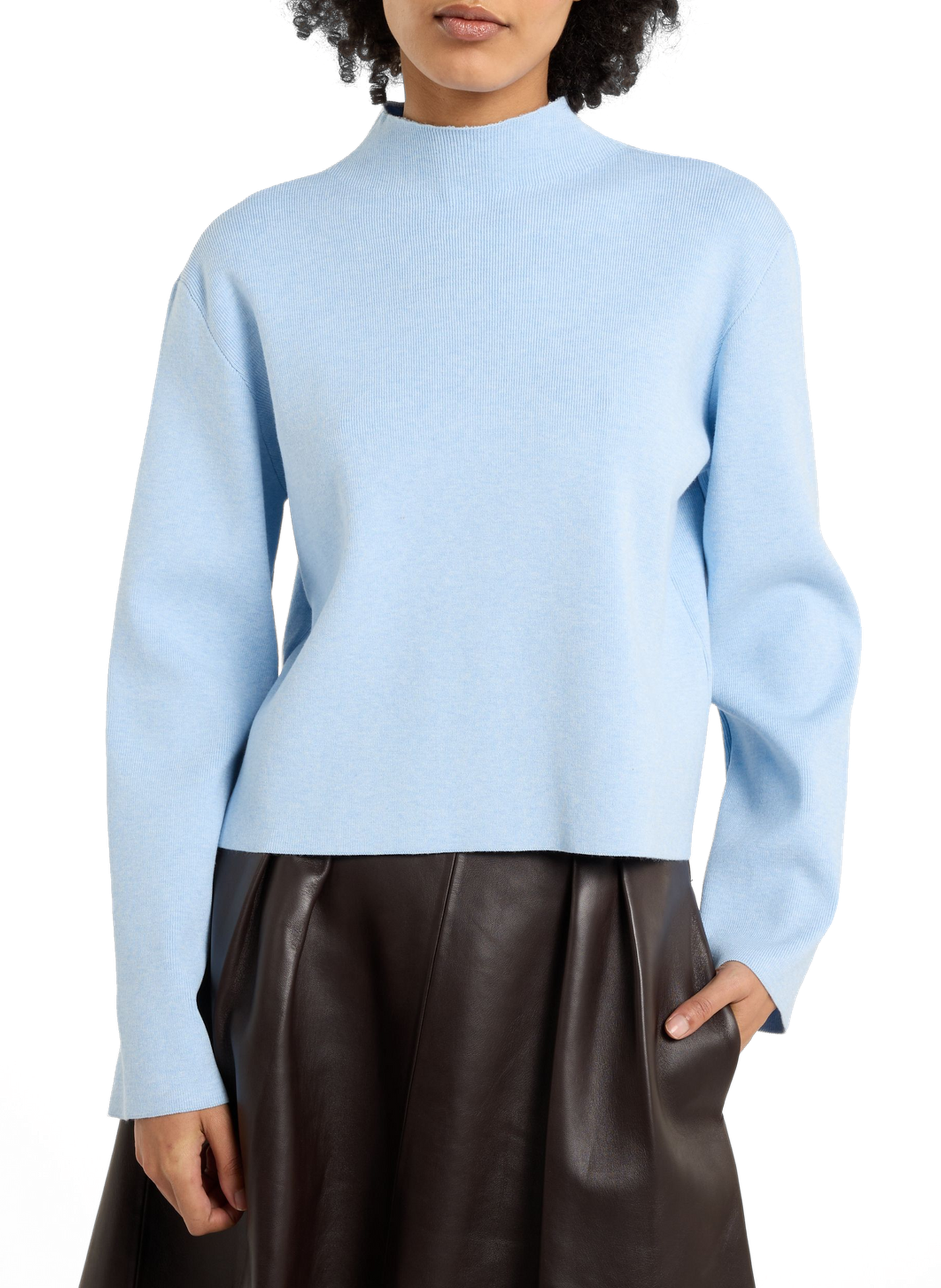 Pull Asim à col montant SAISON 1865 Bleu