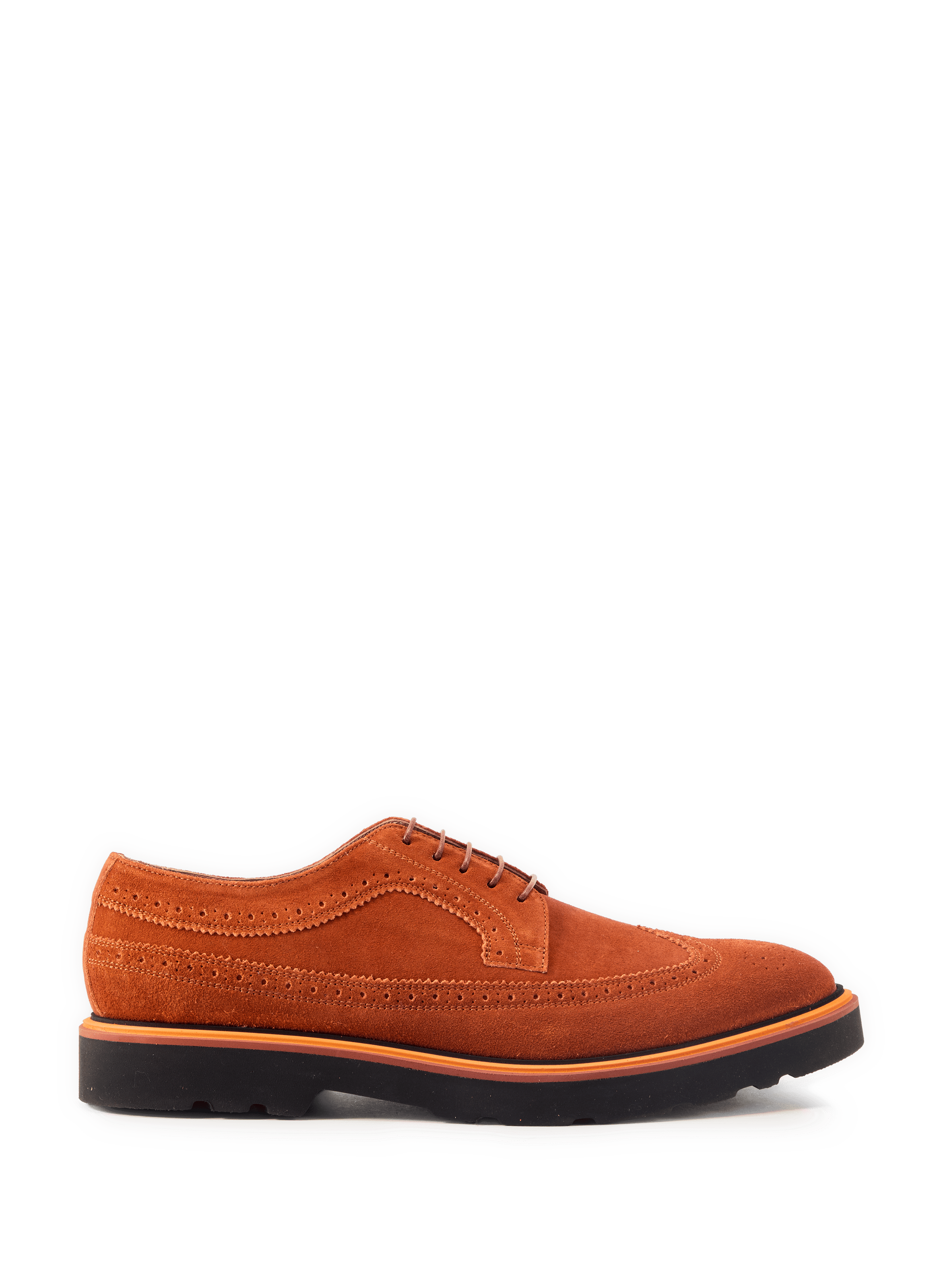 Suede leather Count Derbies PAUL SMITH Orange