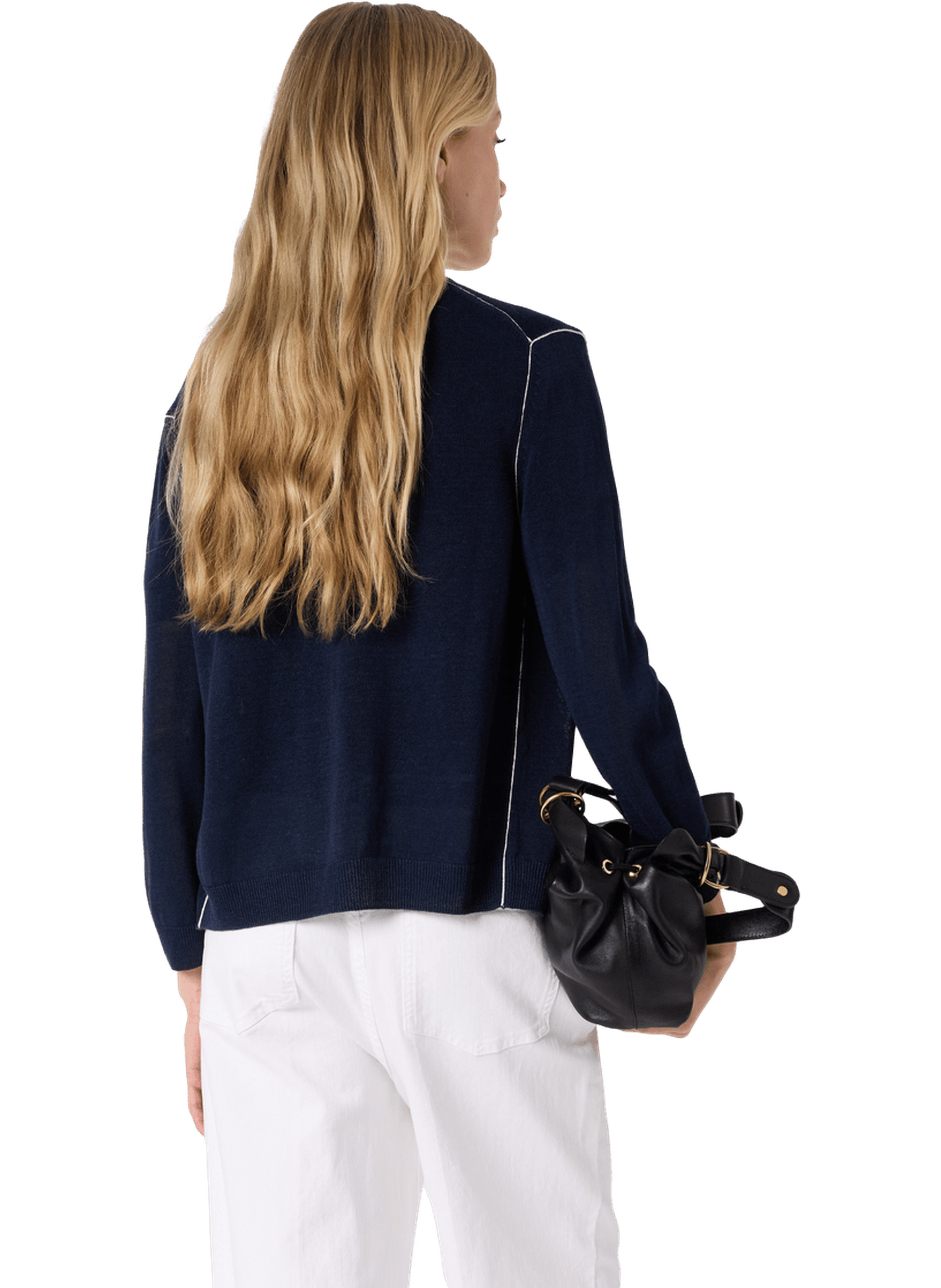Gilet en lin mélangé - lorys GERARD DAREL Bleu